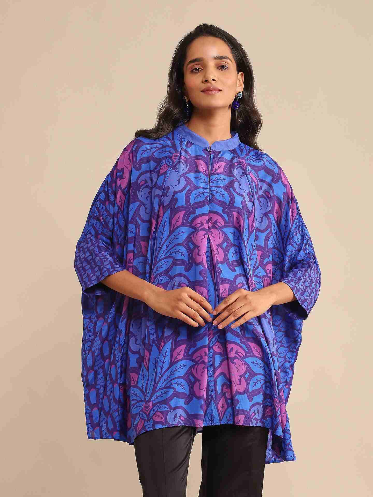 Blue Geisha Kurti