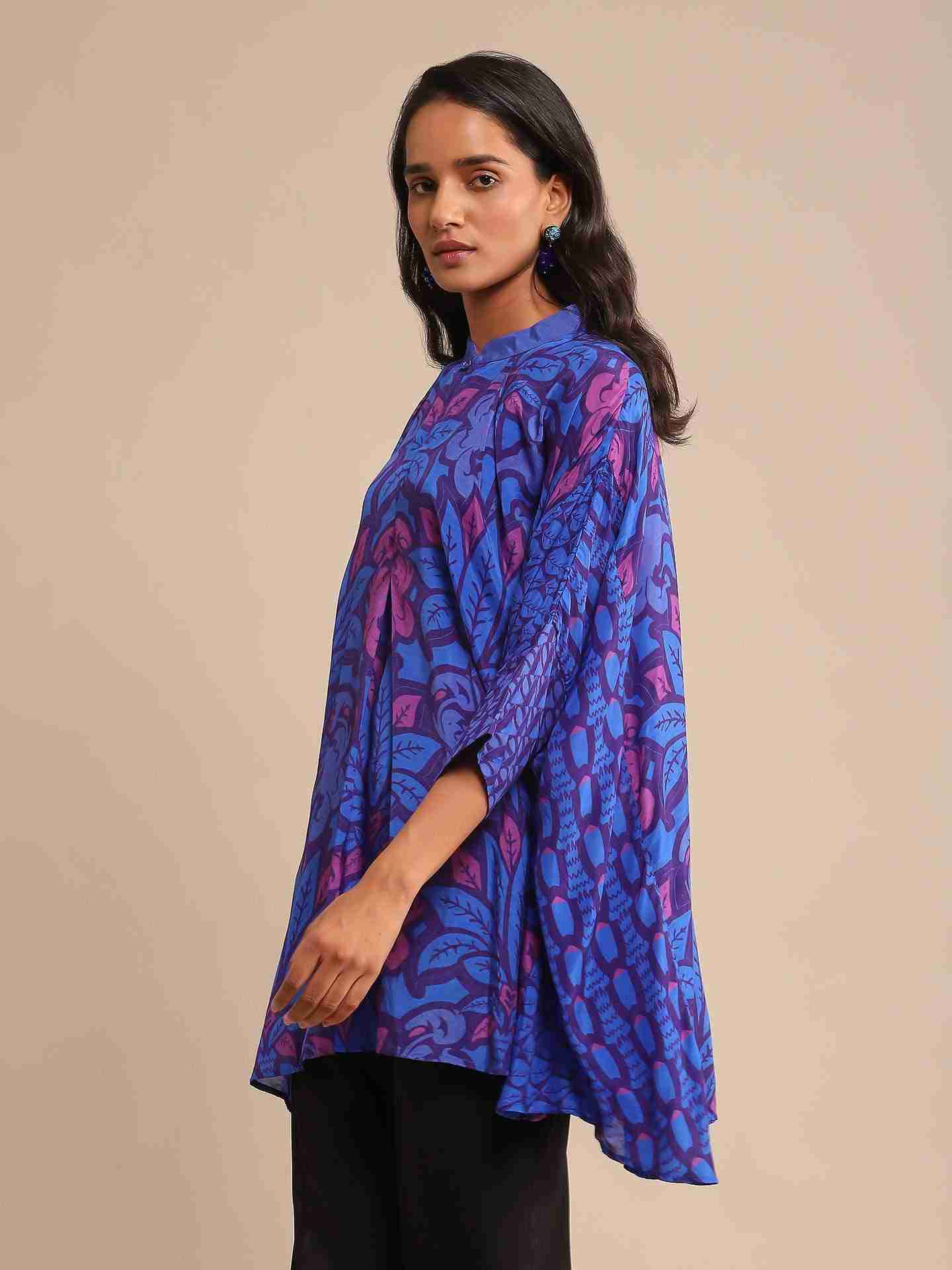 Blue Geisha Kurti