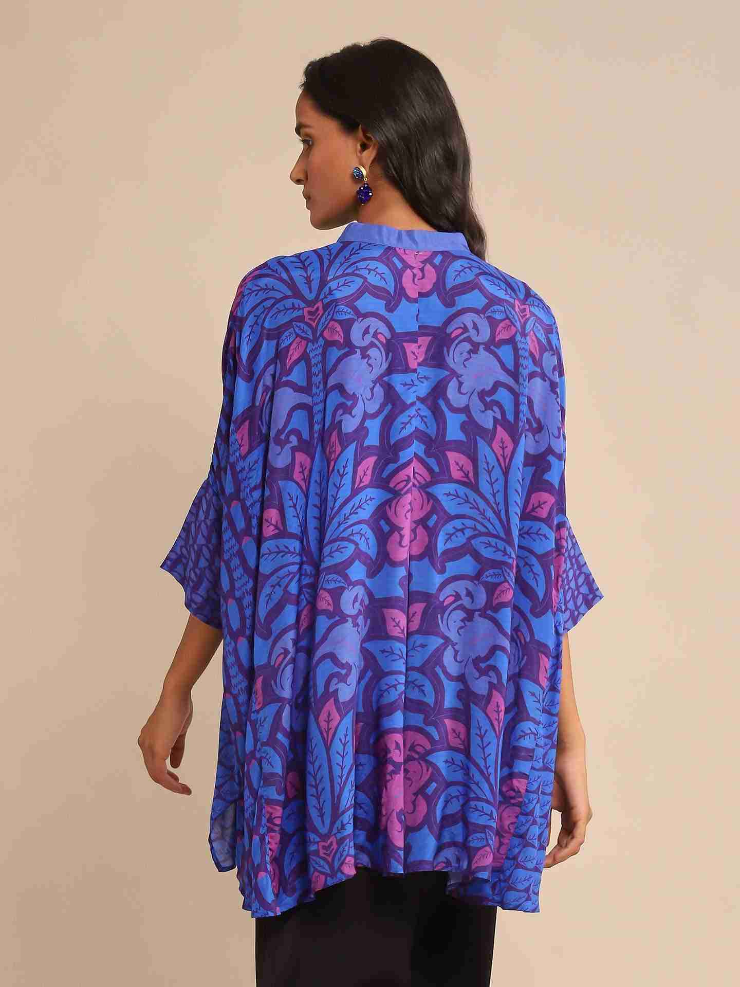 Blue Geisha Kurti