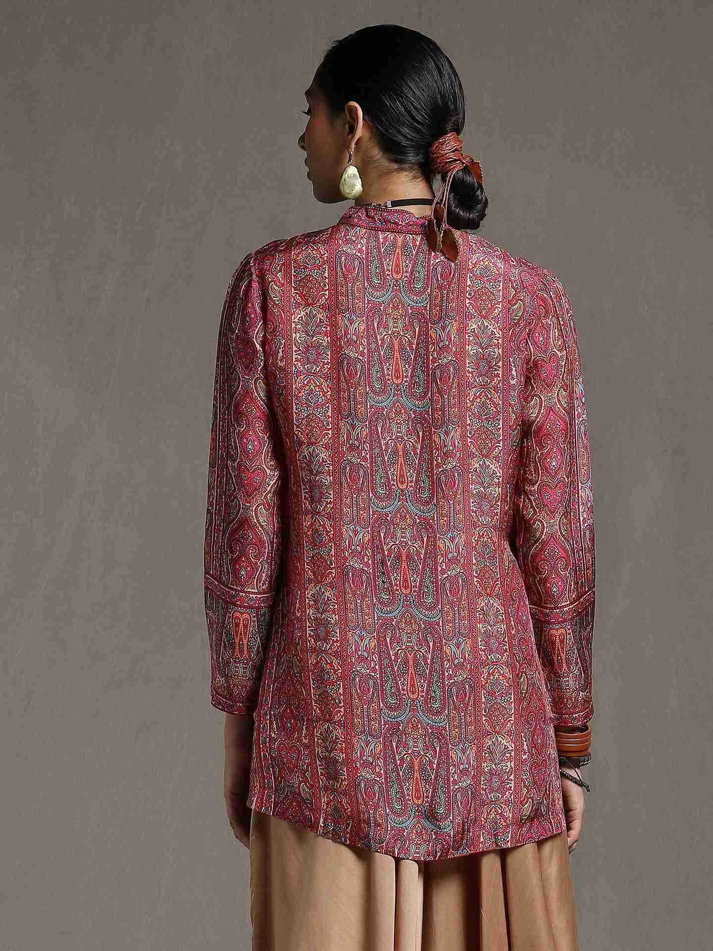 Pink & Beige Shereen Kurti