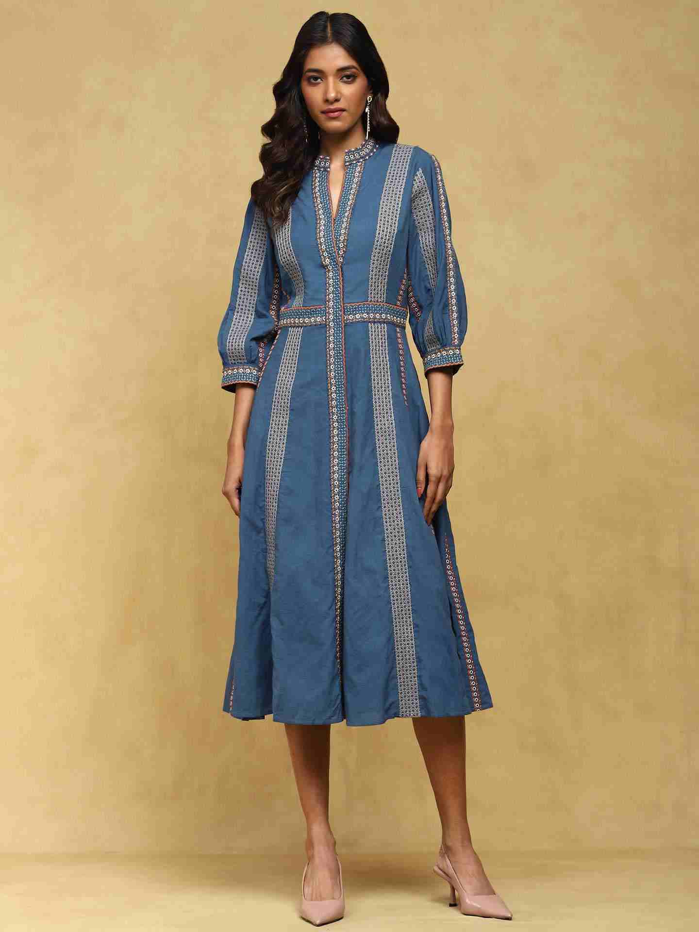 Blue Masimo Long Dress