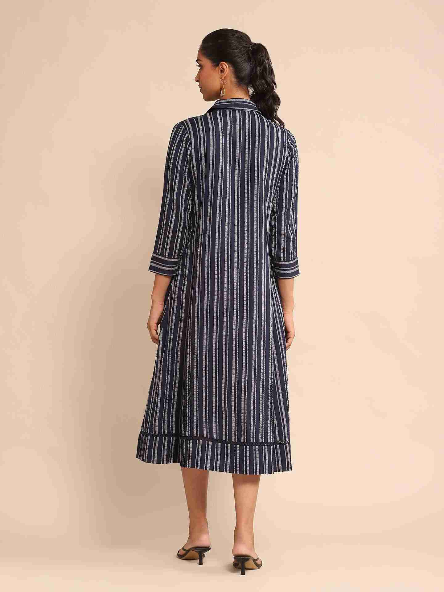 Blue Urban Elysian Cotton Kurta