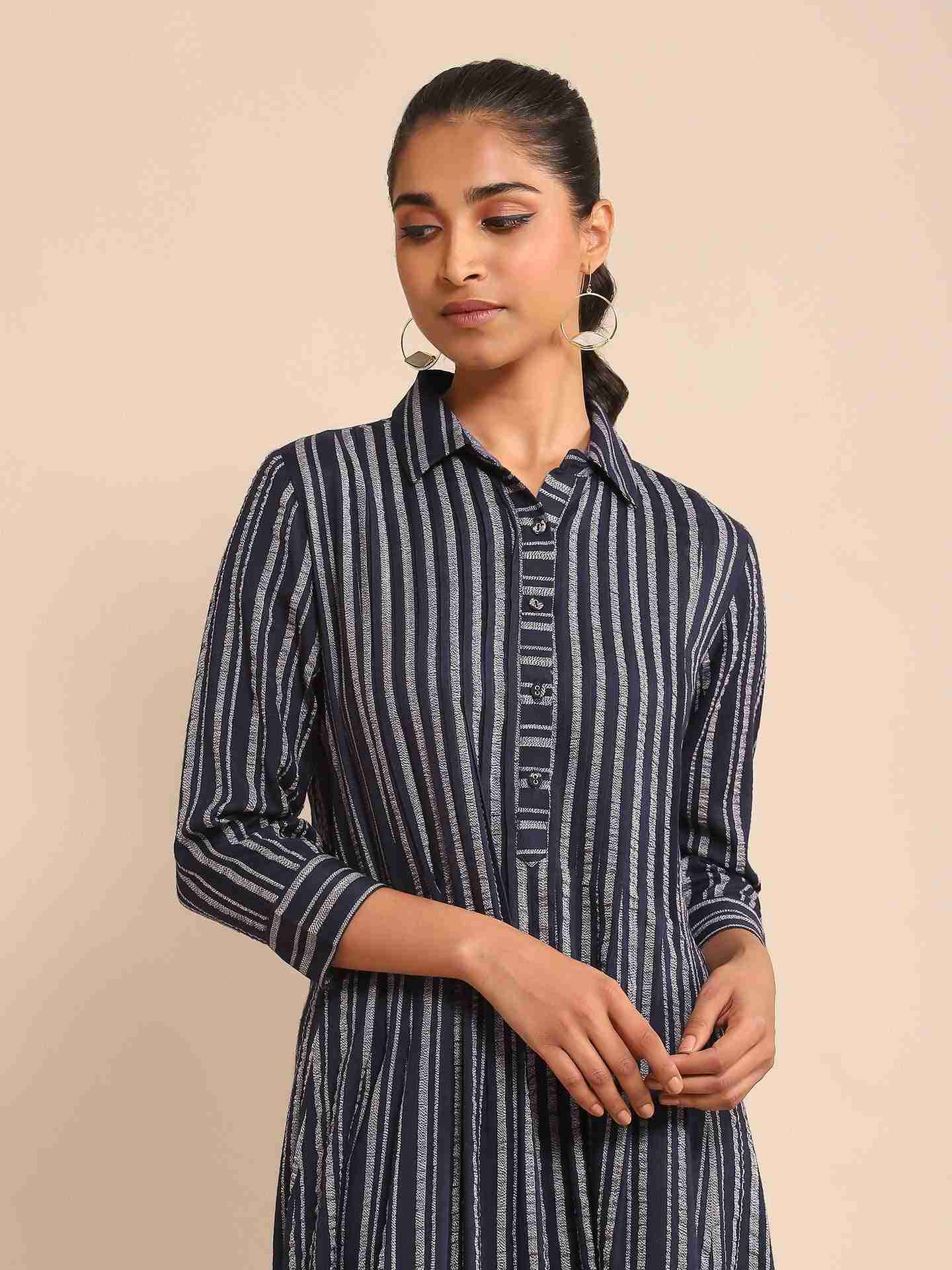 Blue Urban Elysian Cotton Kurta