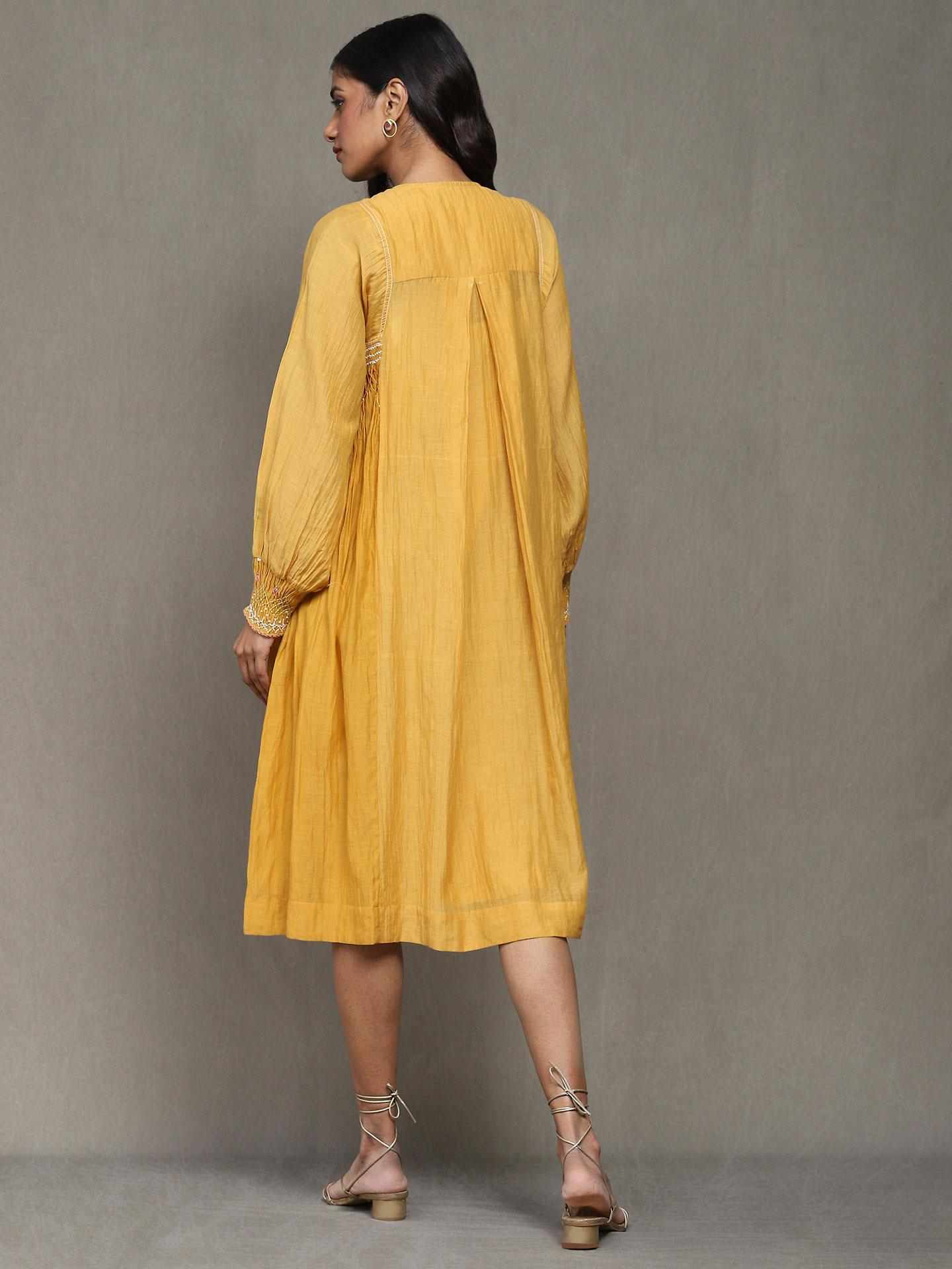 Yellow Malachi Midi Dress