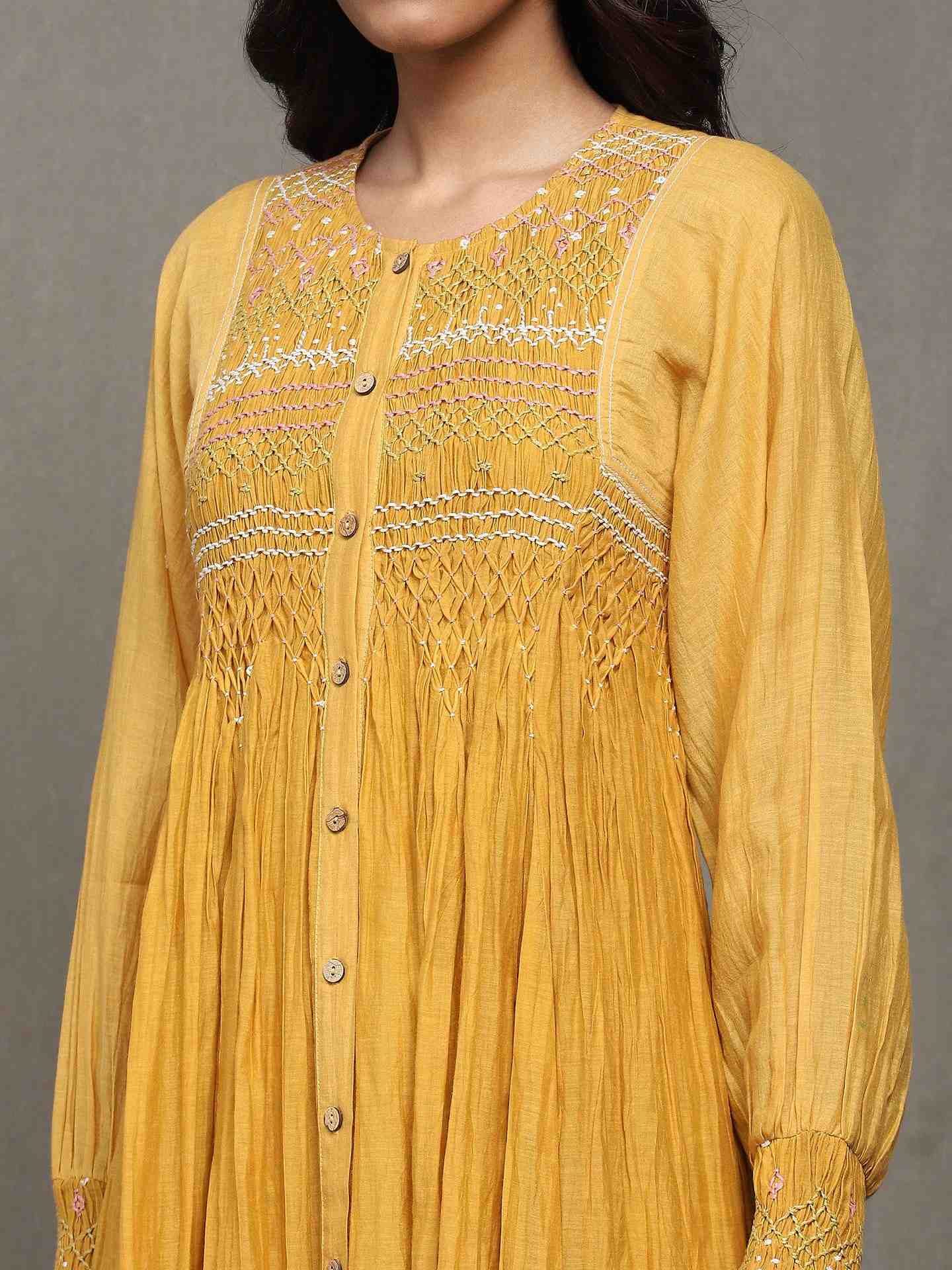 Yellow Malachi Midi Dress