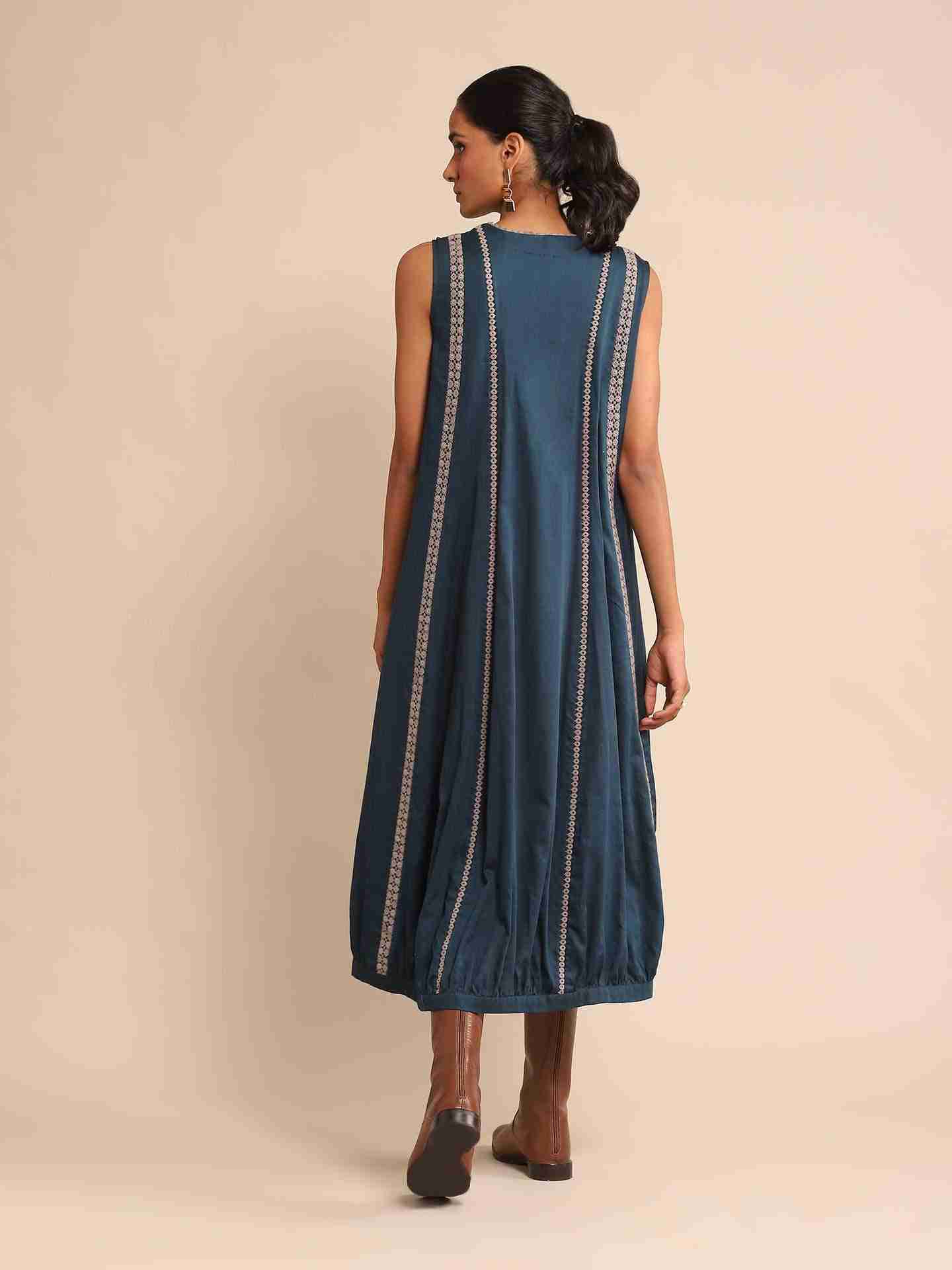 Blue Urban Elysian Cotton Midi Dress
