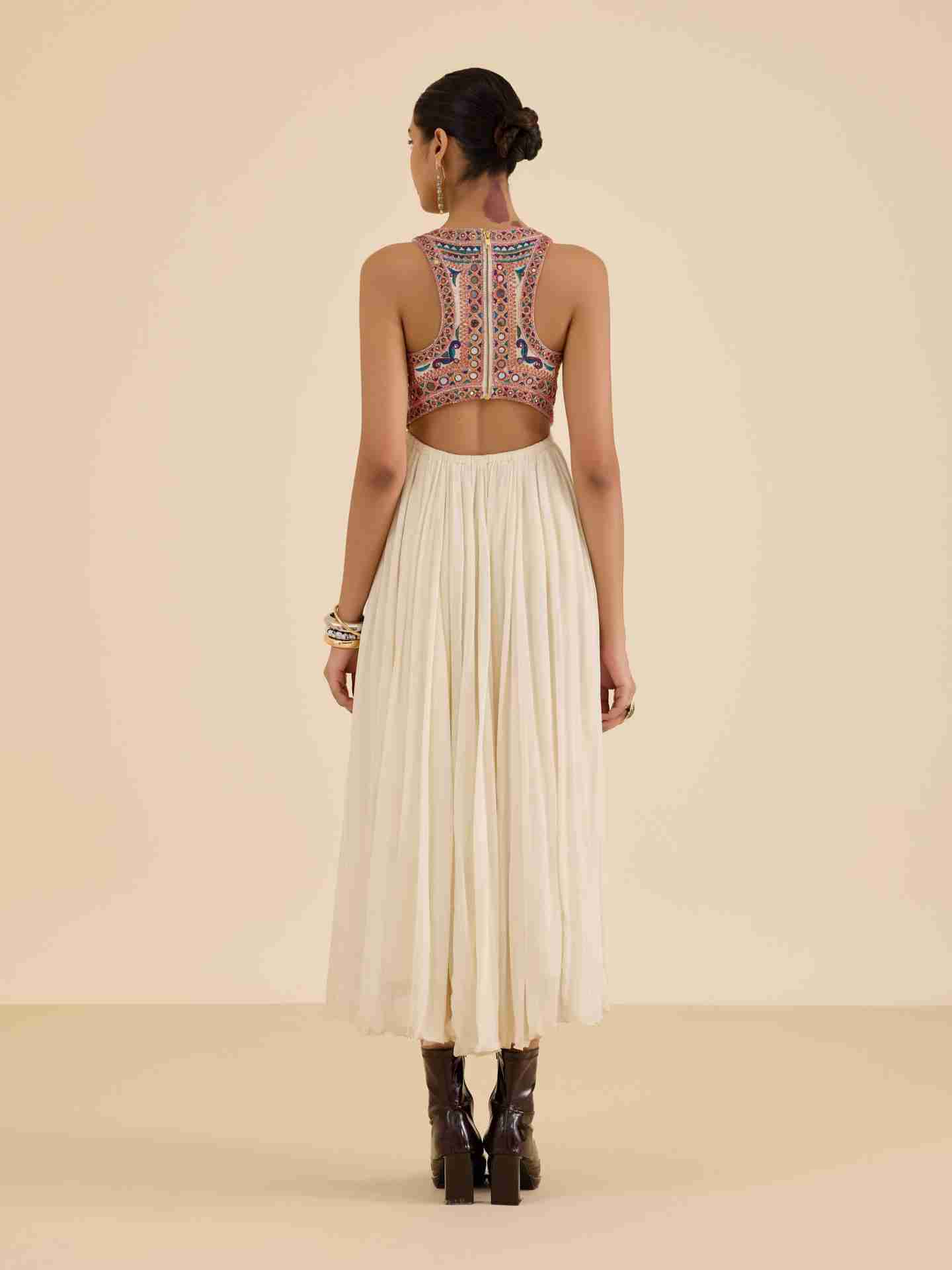 Ecru Kashi Long Dress