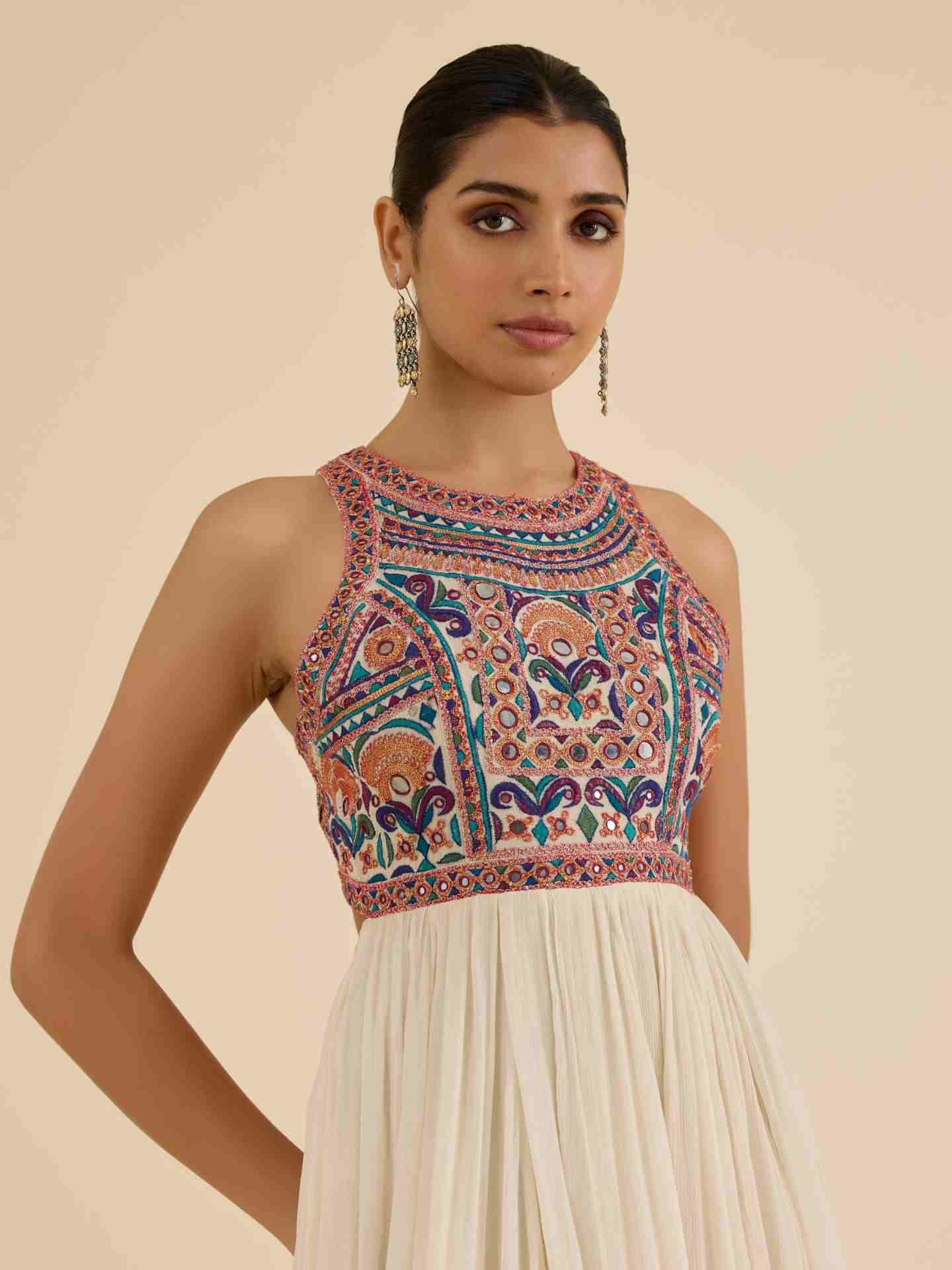 Ecru Kashi Long Dress