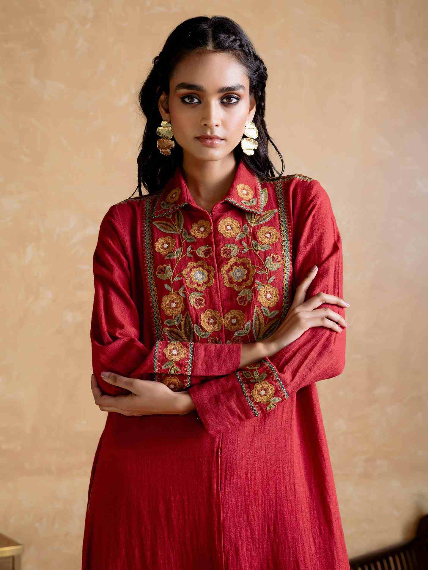 Red Carpet Shirt Dress