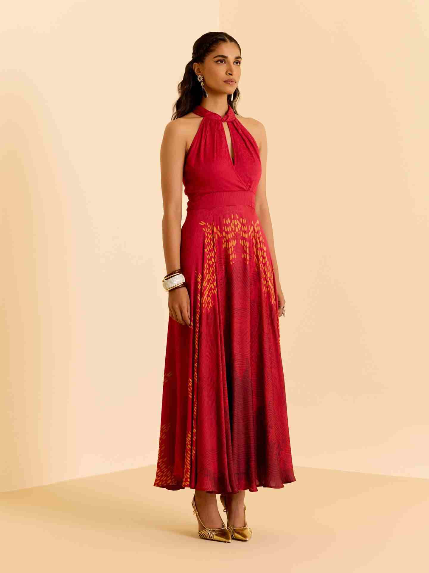 Red Enola Long Dress