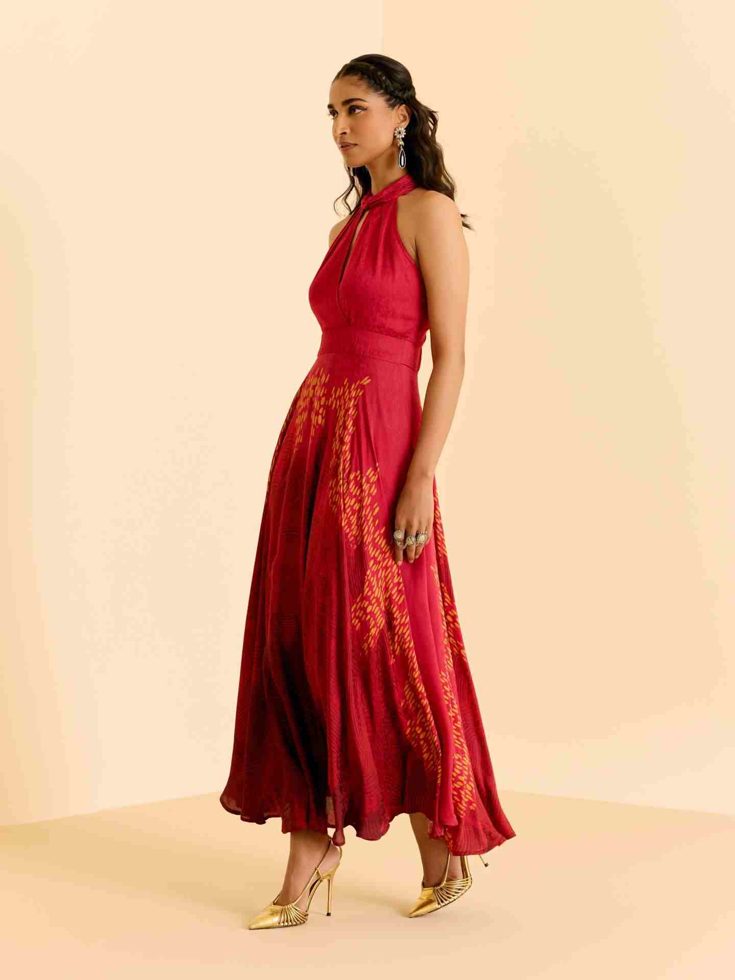 Red Enola Long Dress