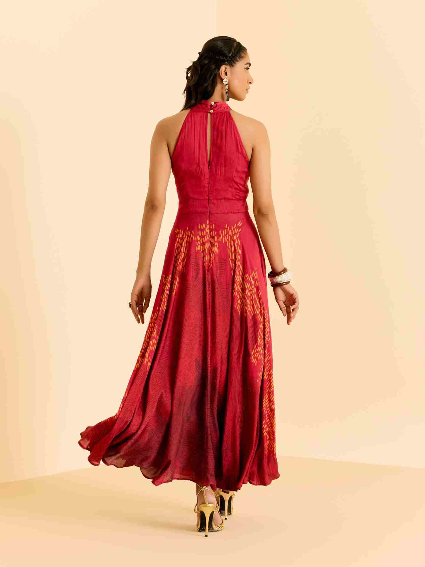 Red Enola Long Dress