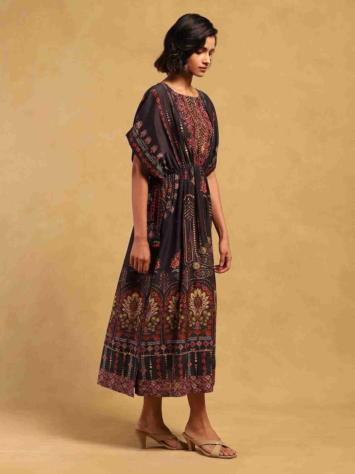 Black Kiraj Kaftan Dress