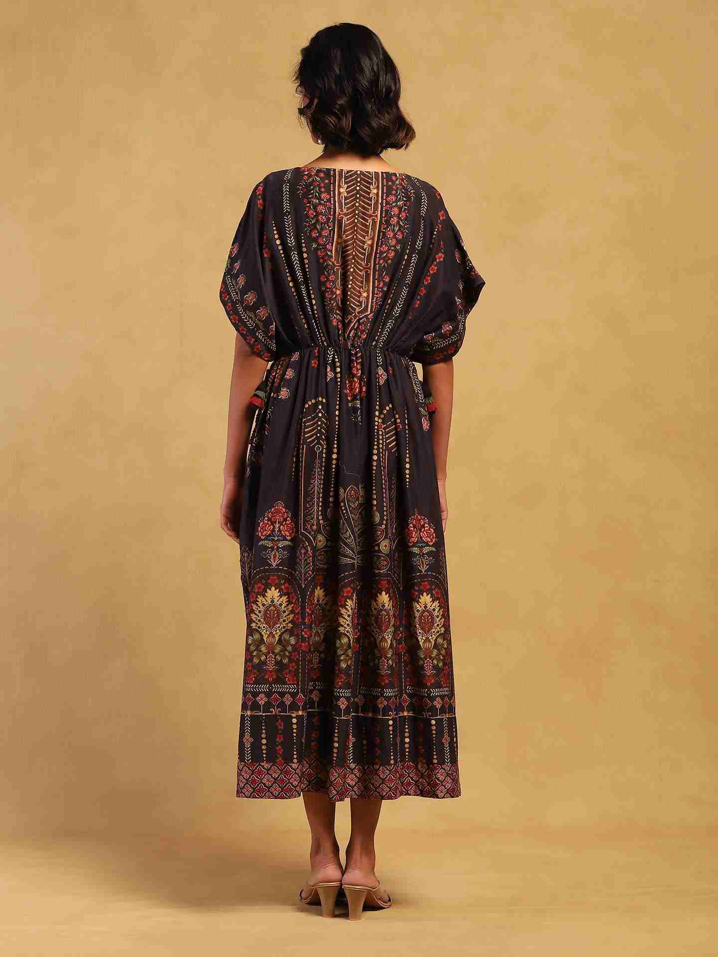 Black Kiraj Kaftan Dress