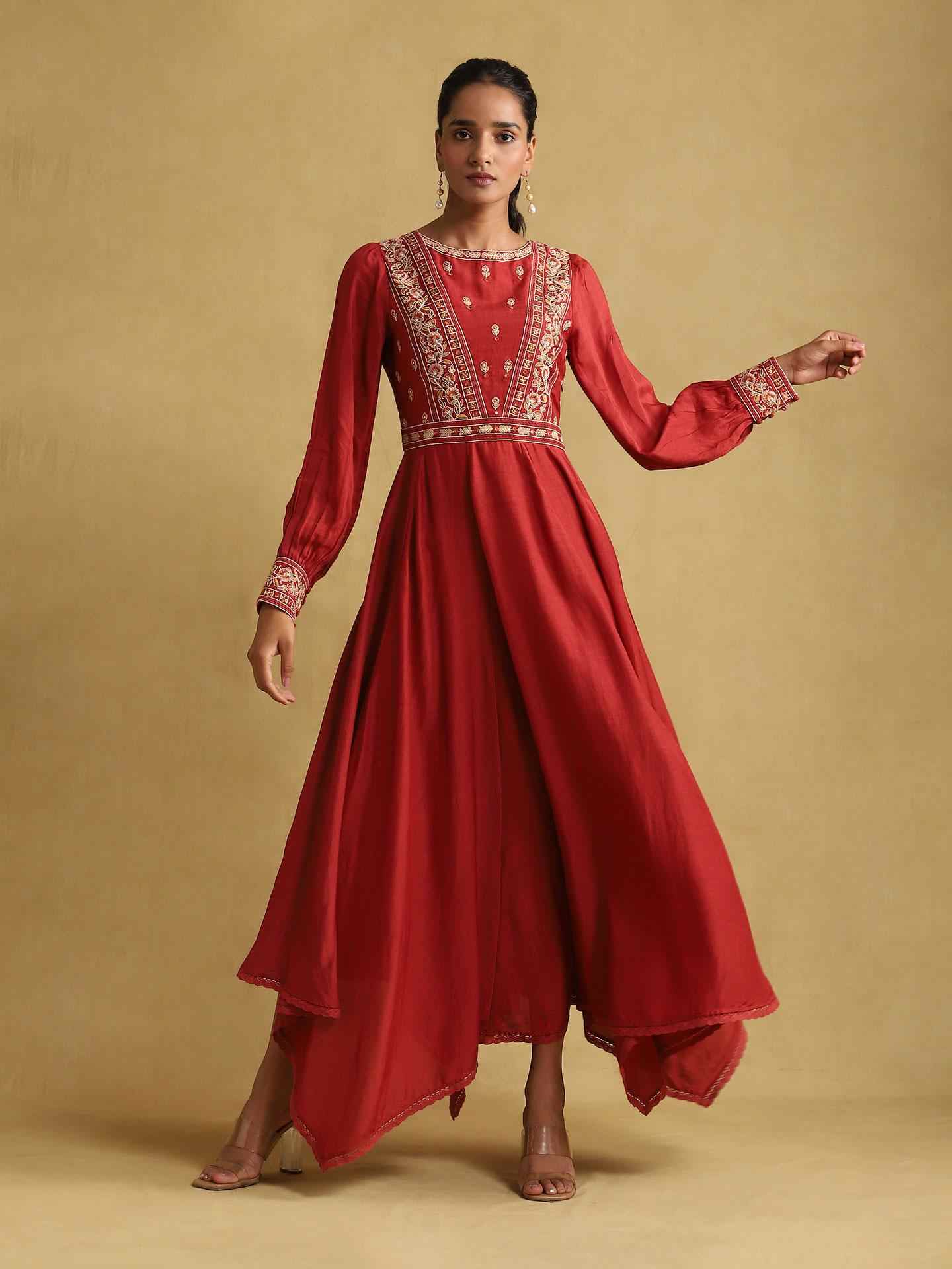 Rust Shofy Dress