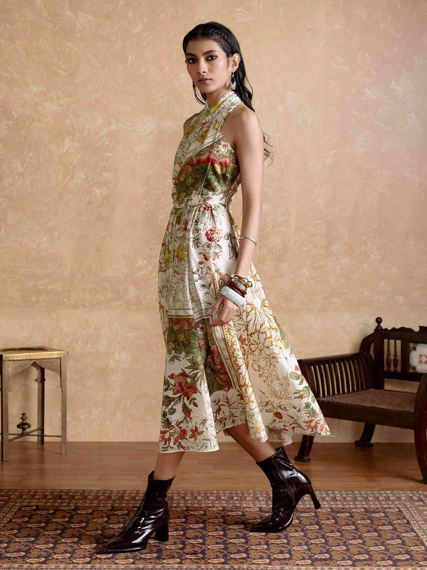 Off White Pierra Long Dress