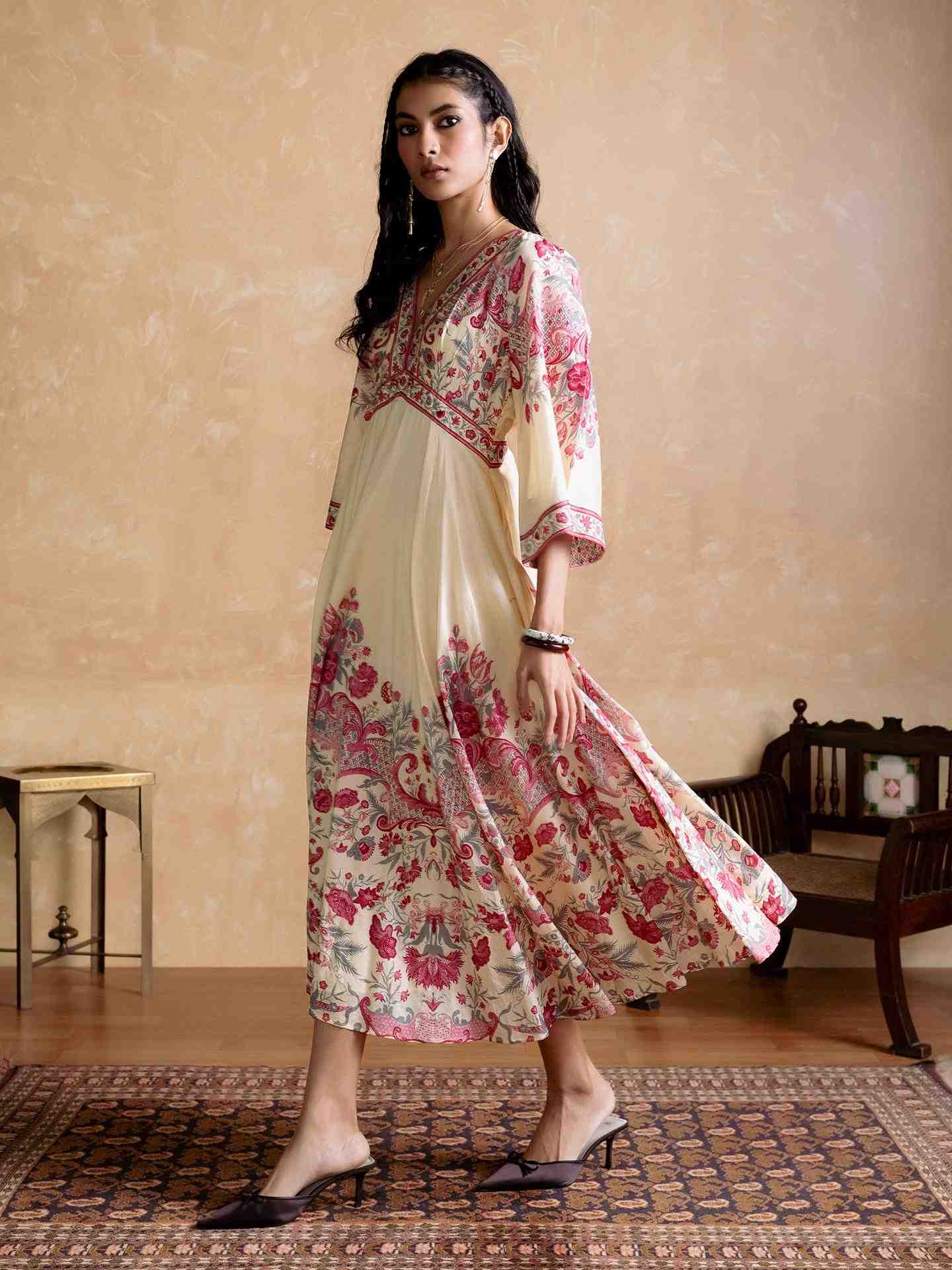 Off White Zuri Long Dress