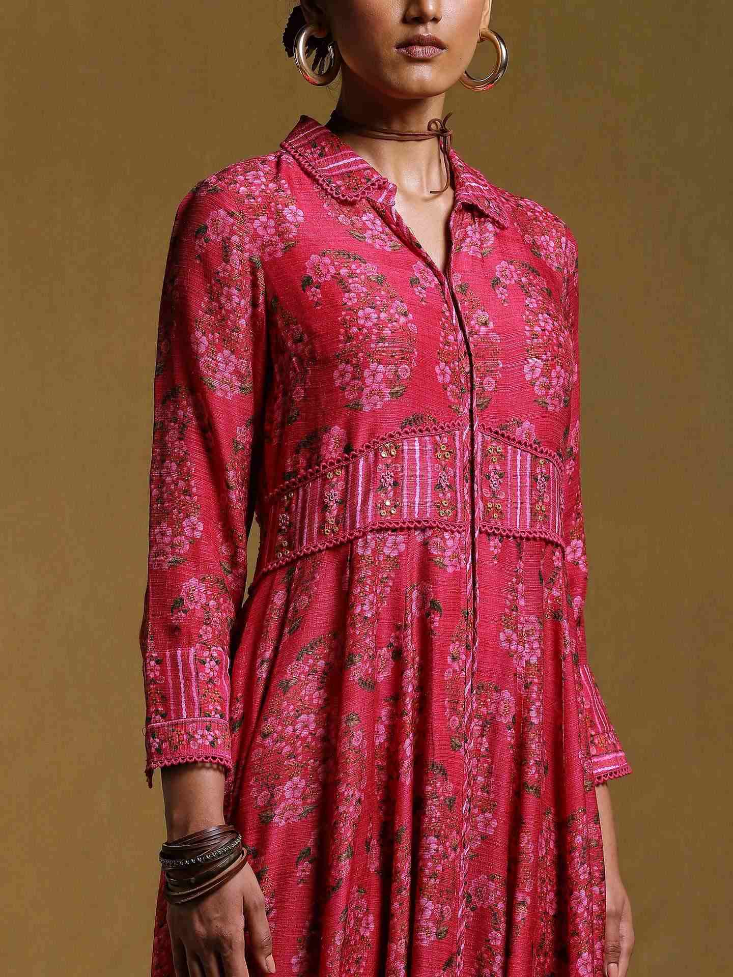 Pink Bagan Dress