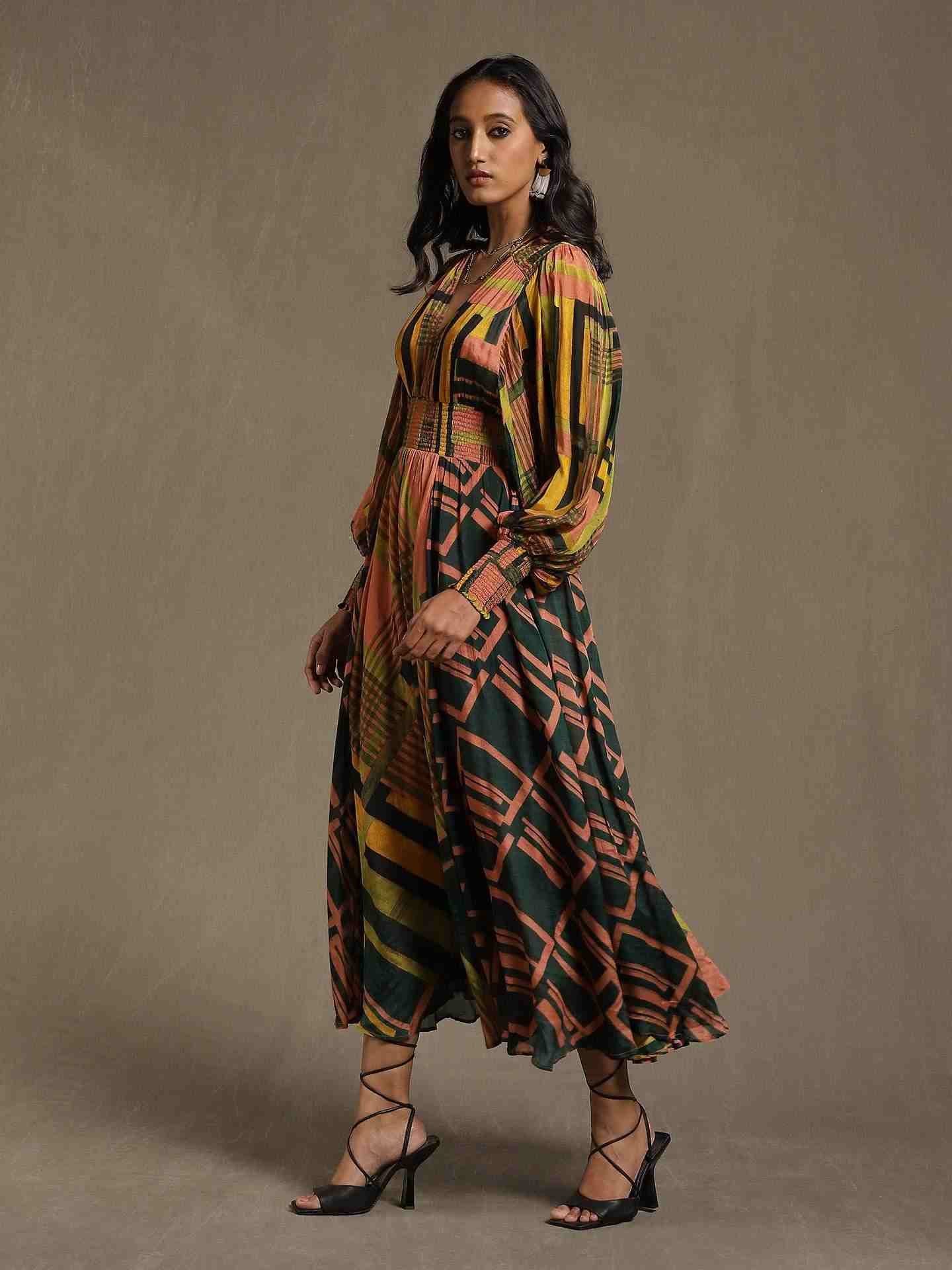 Multi-Color Cleopatra Dress