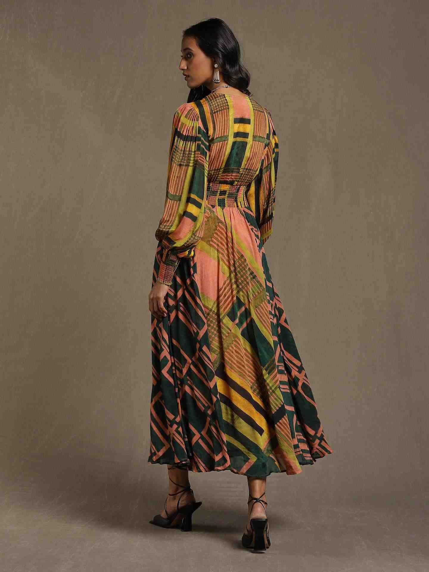 Multi-Color Cleopatra Dress