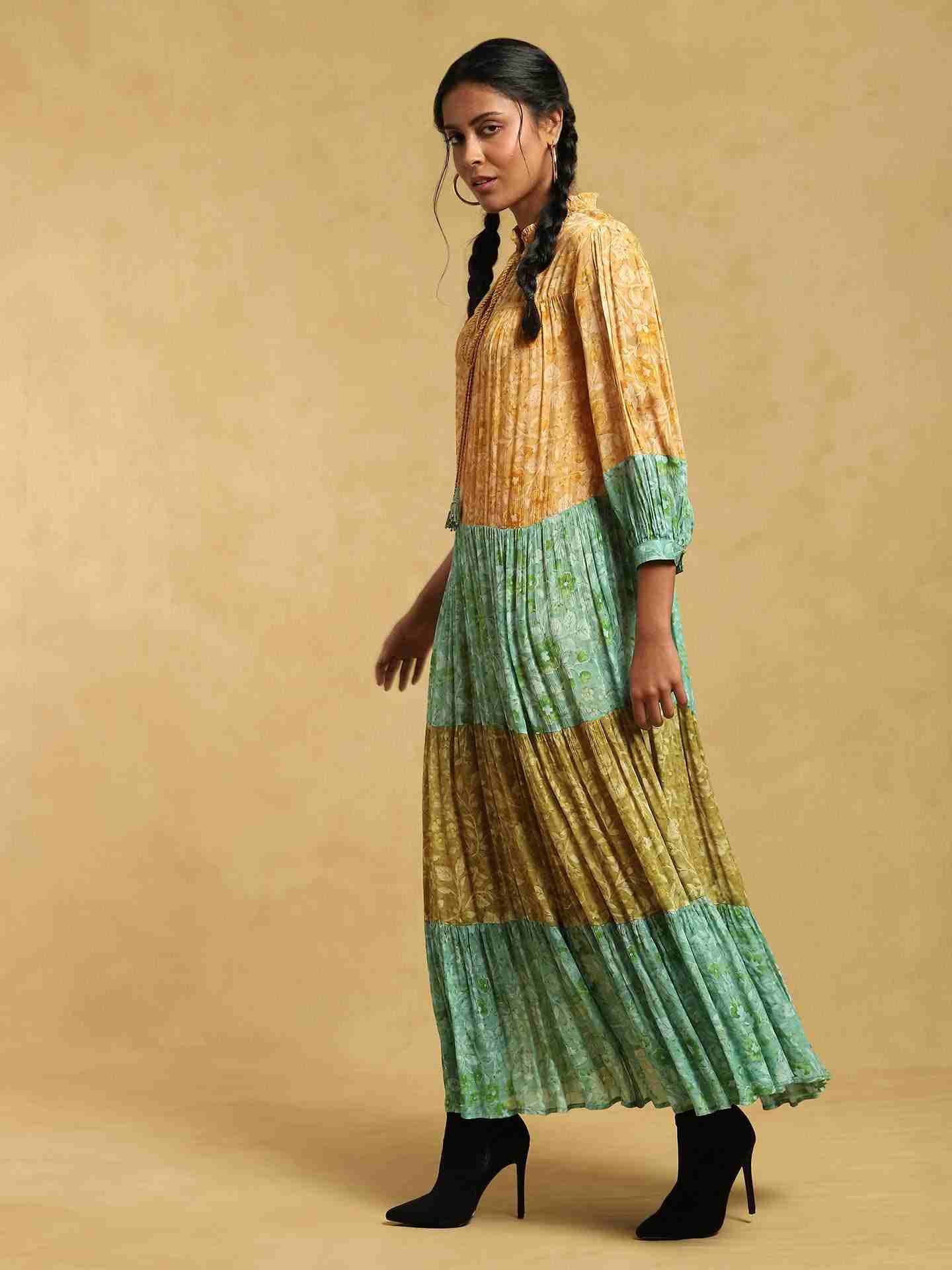 Green Mumtaz Shift Dress