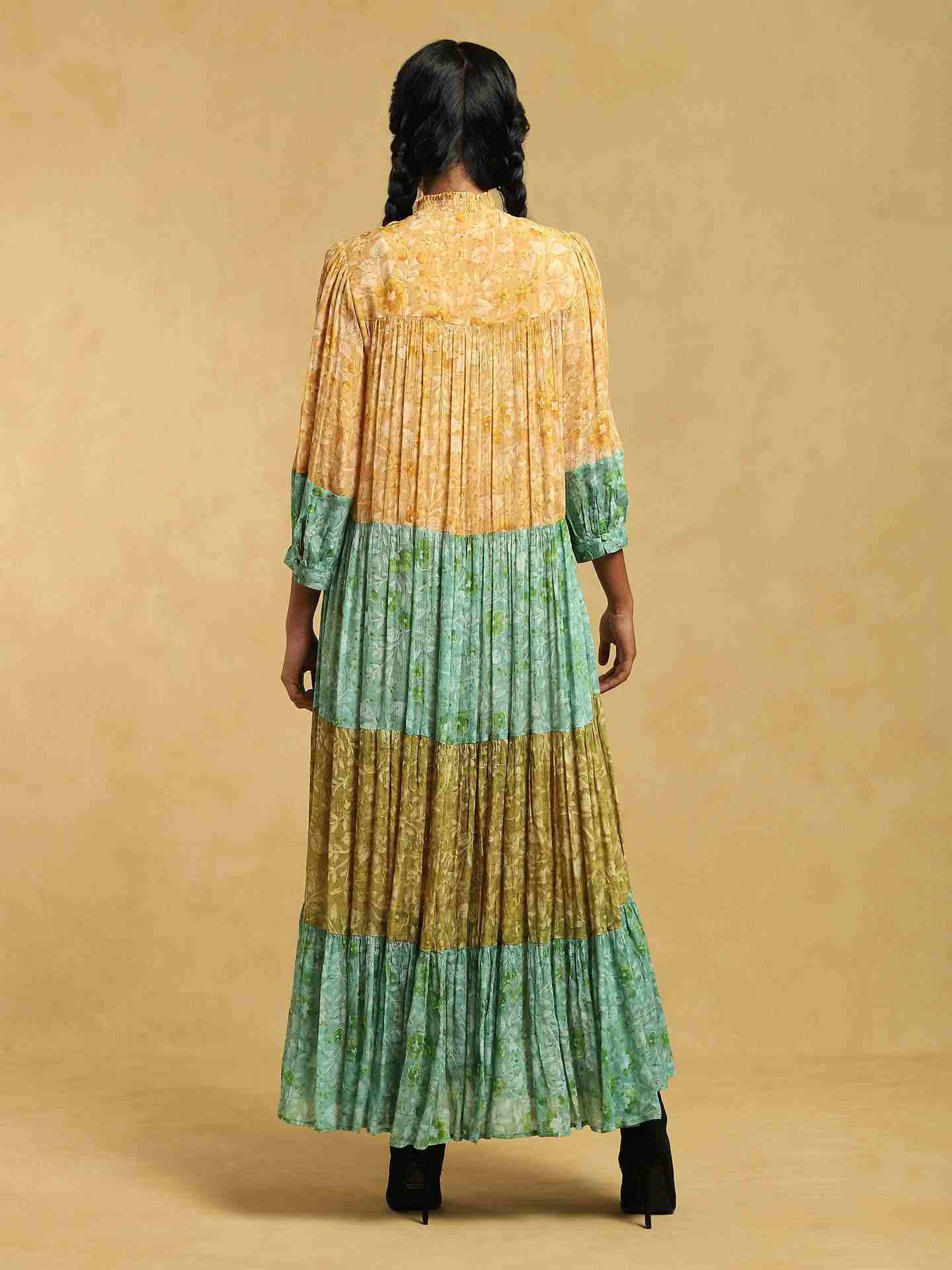 Green Mumtaz Shift Dress