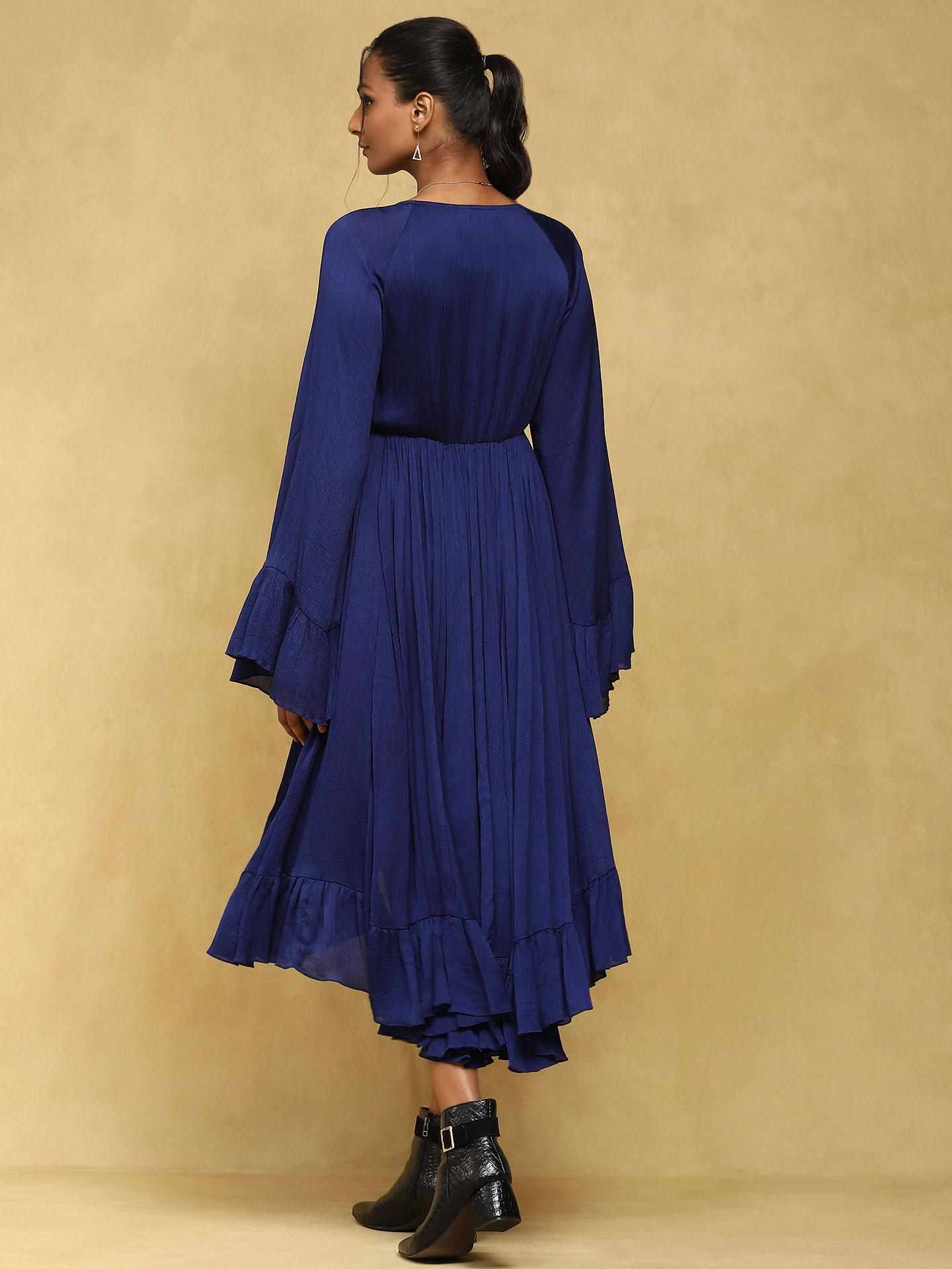 Blue Zubaida Midi Dress