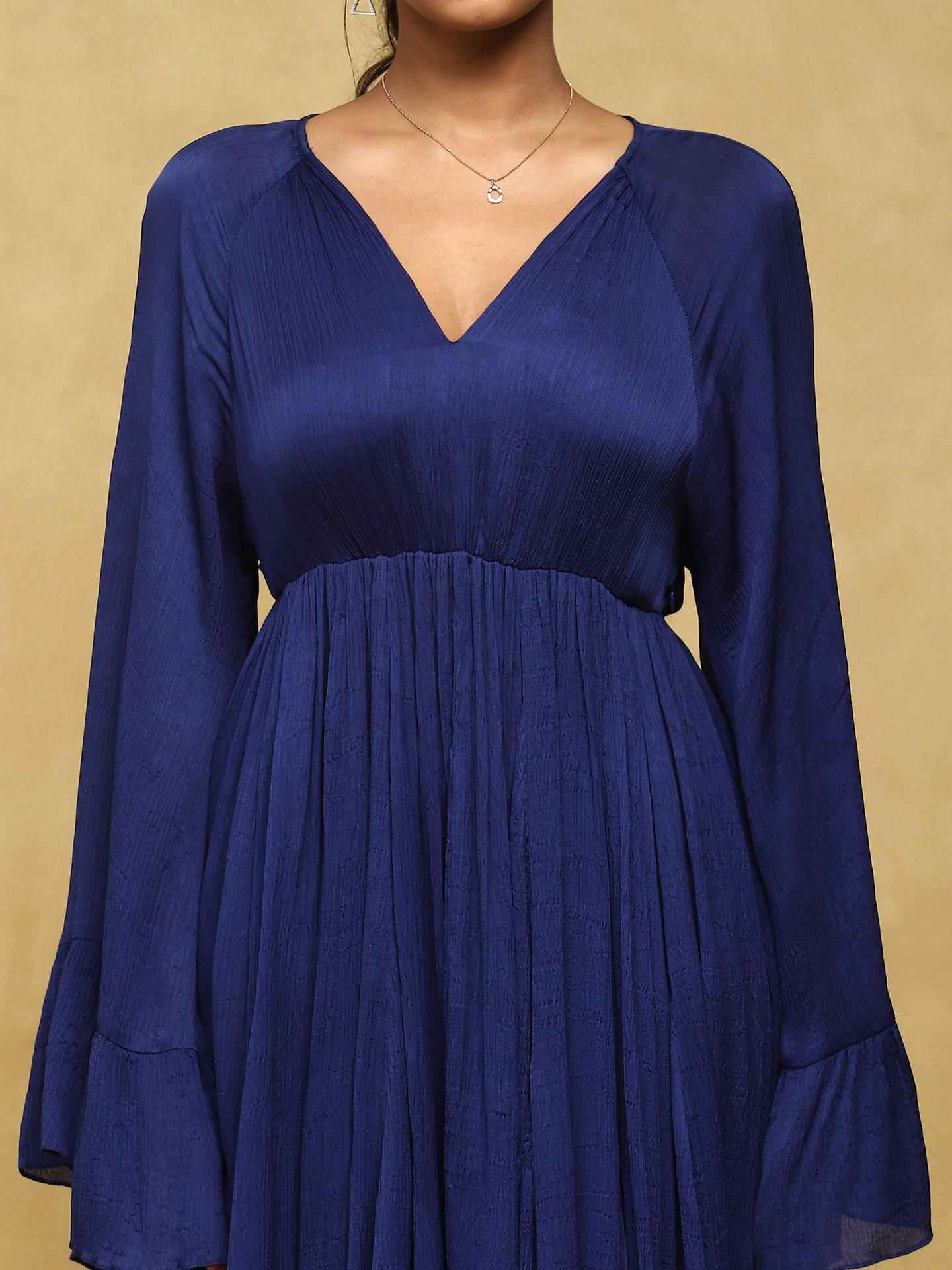 Blue Zubaida Midi Dress