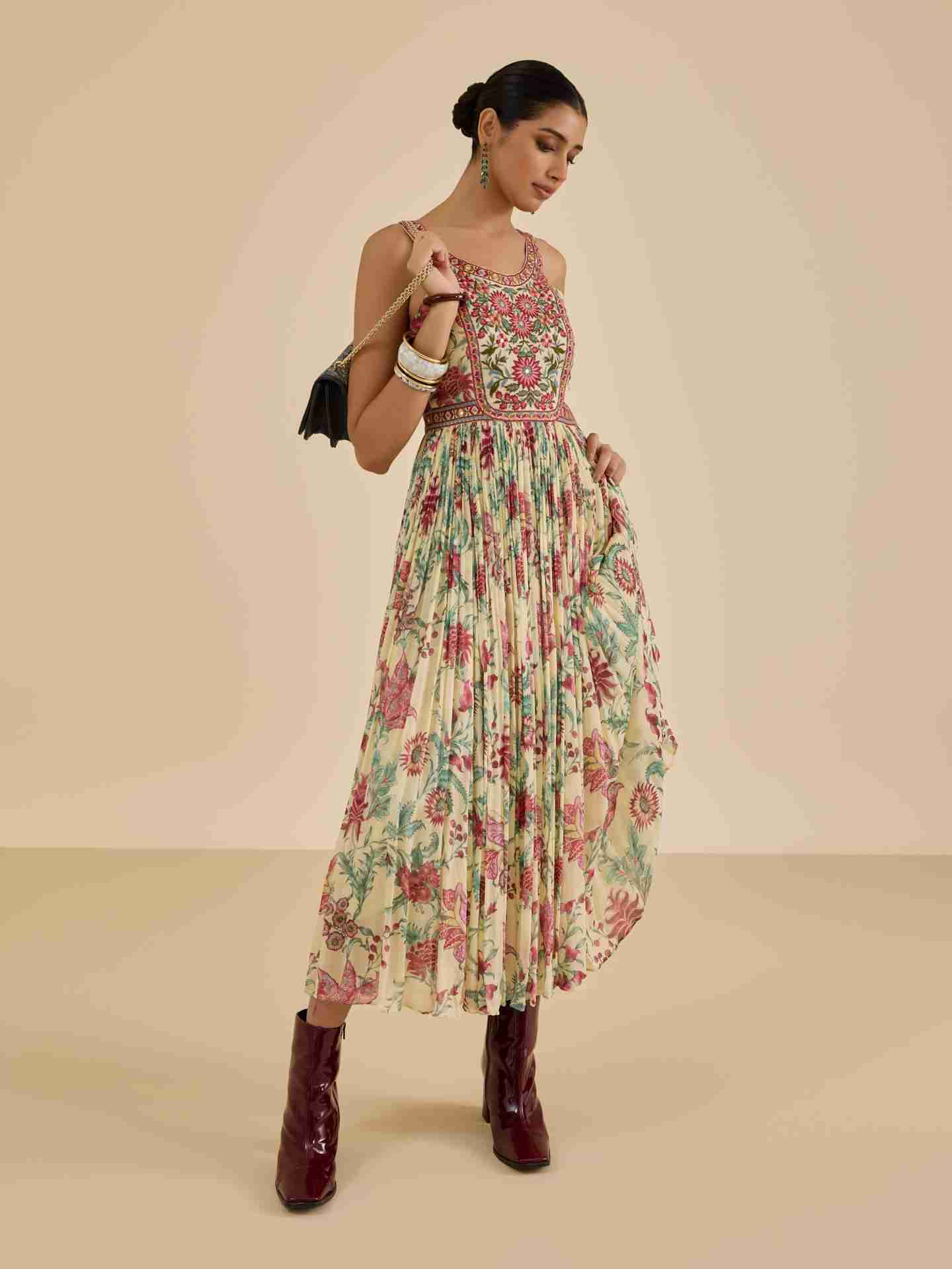 Ecru Geet Long Dress