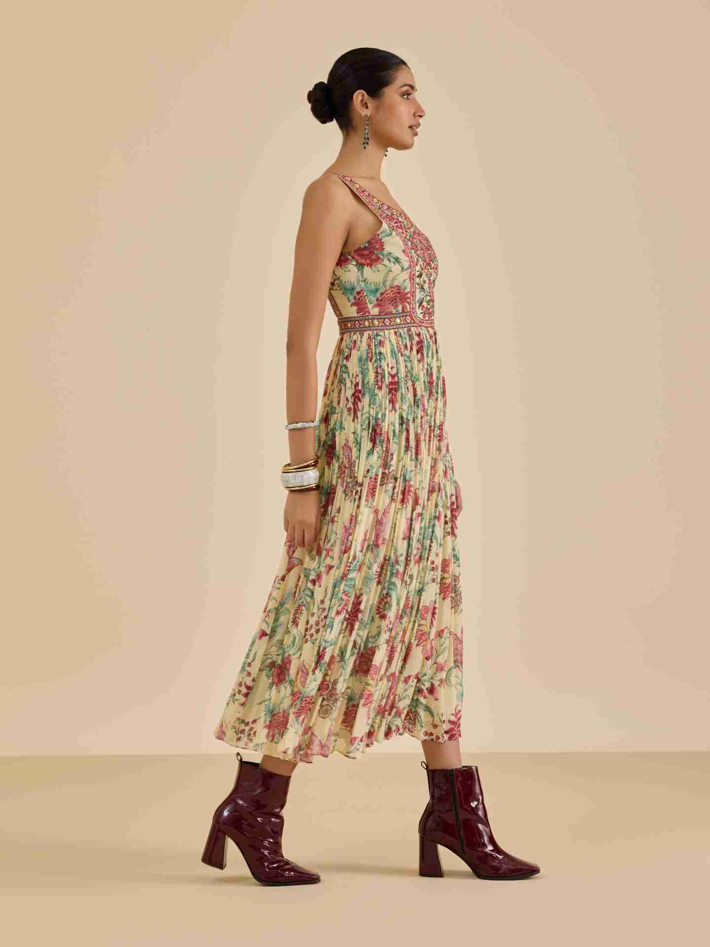 Ecru Geet Long Dress