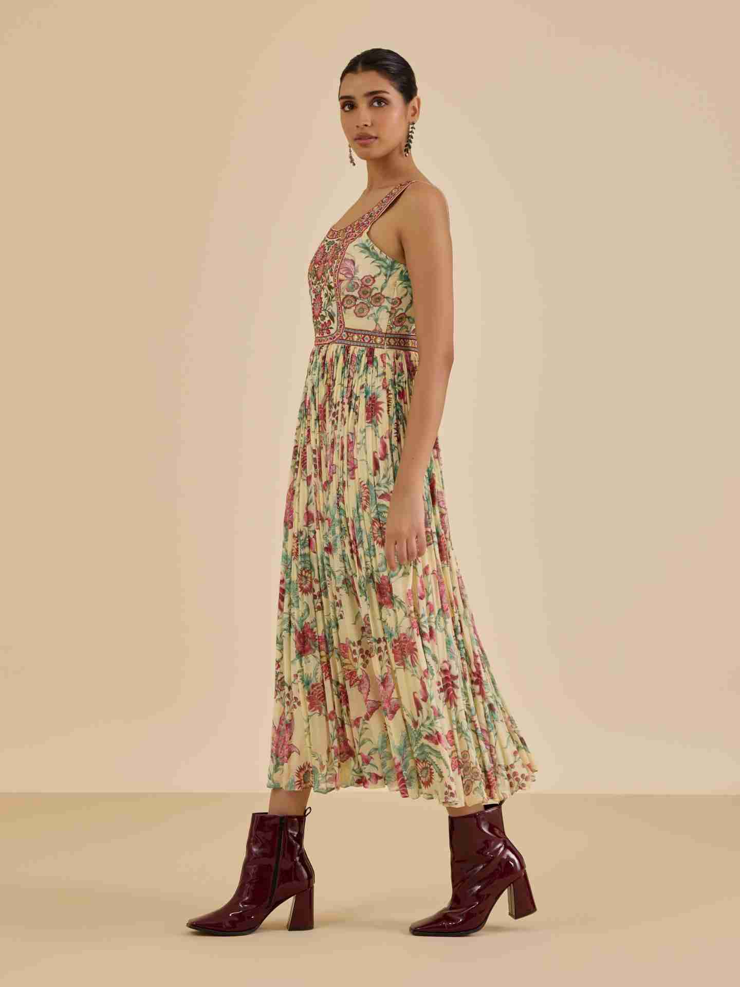 Ecru Geet Long Dress