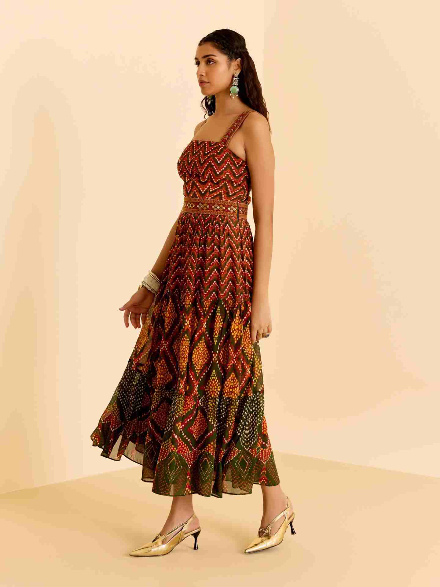 Green Ezraiah Long Dress