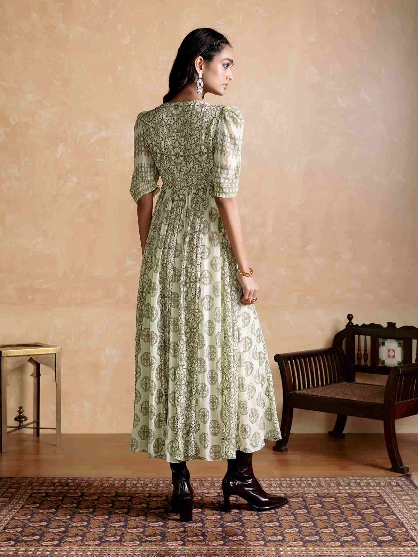 Green Saatchi Long Dress