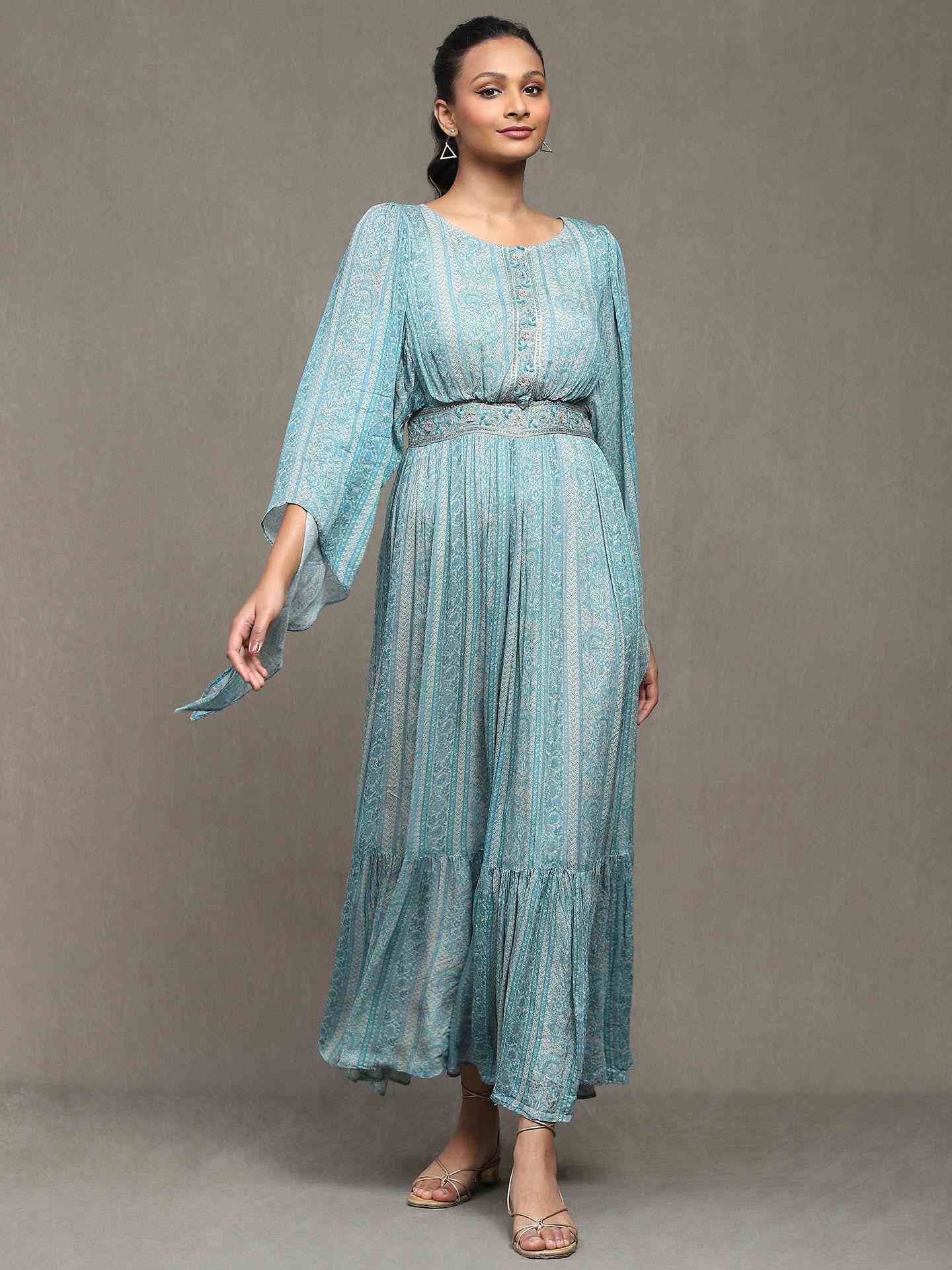 Blue Korbi Dress