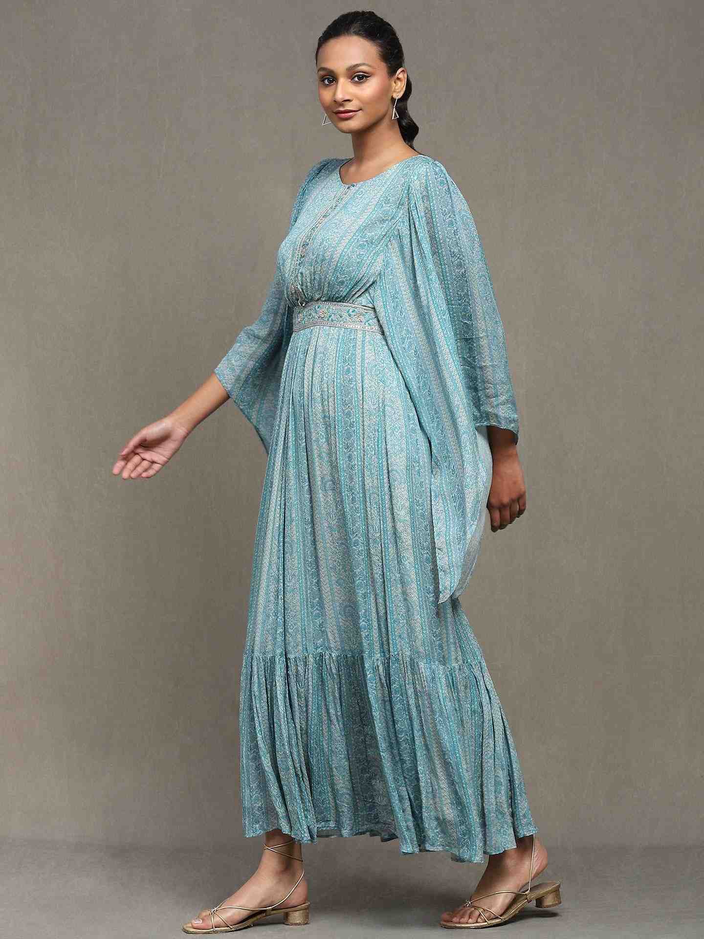 Blue Korbi Dress