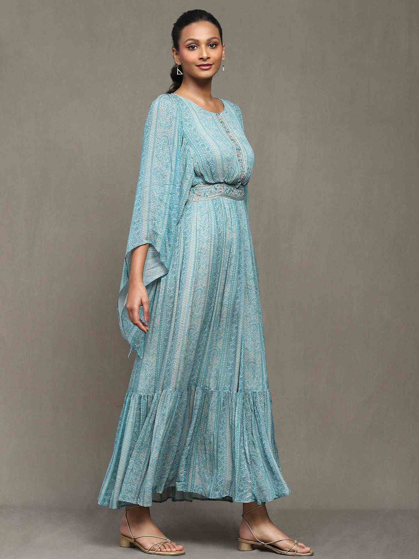 Blue Korbi Dress