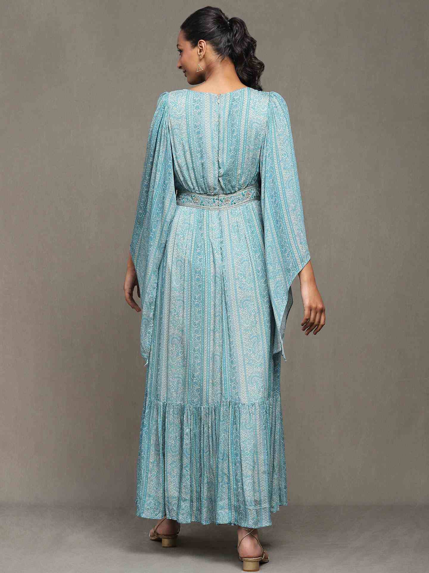 Blue Korbi Dress