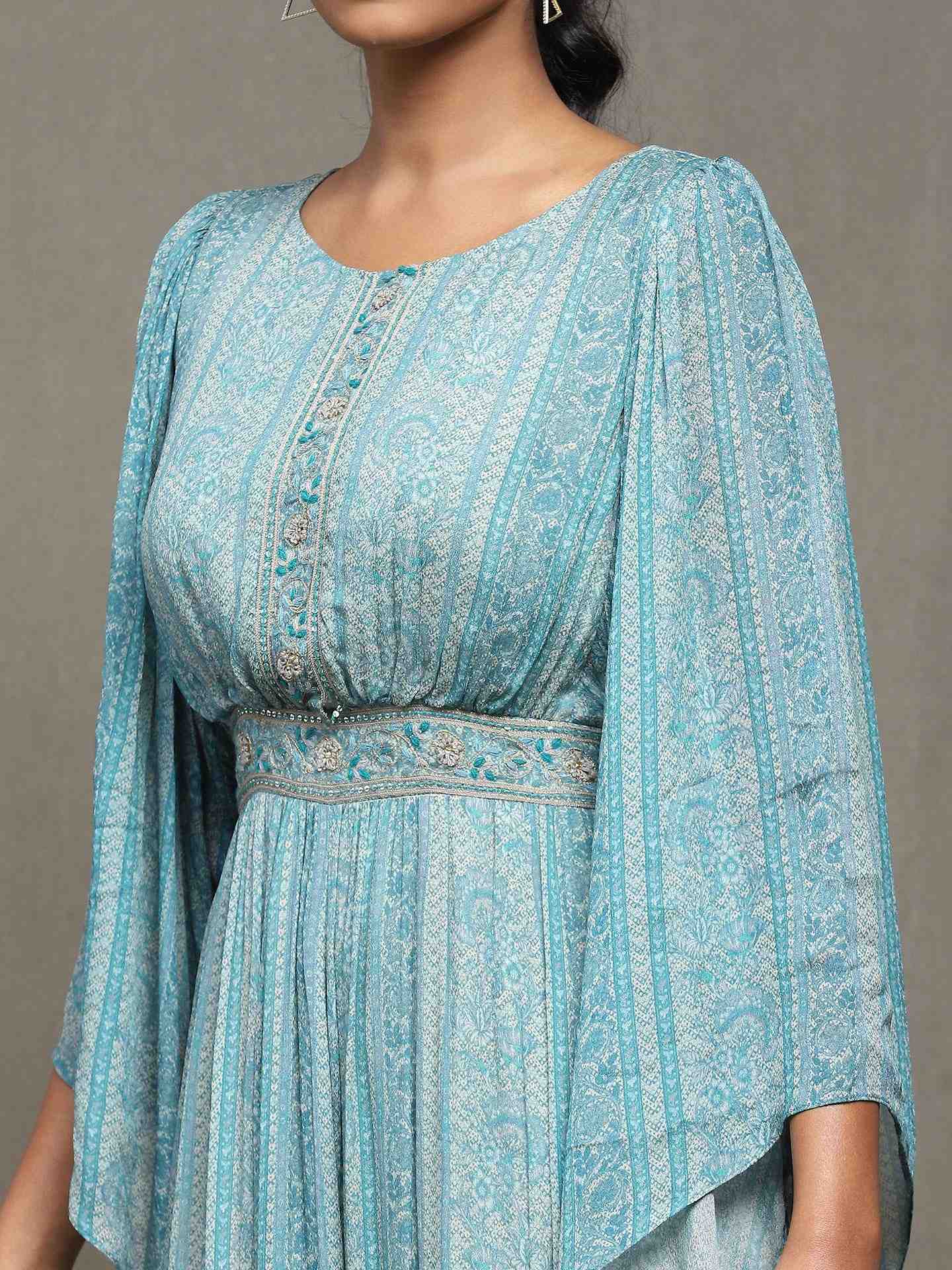 Blue Korbi Dress