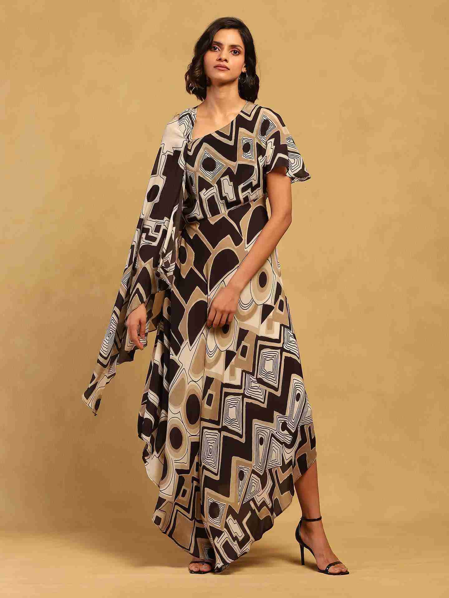 Black Meraki Long Dress