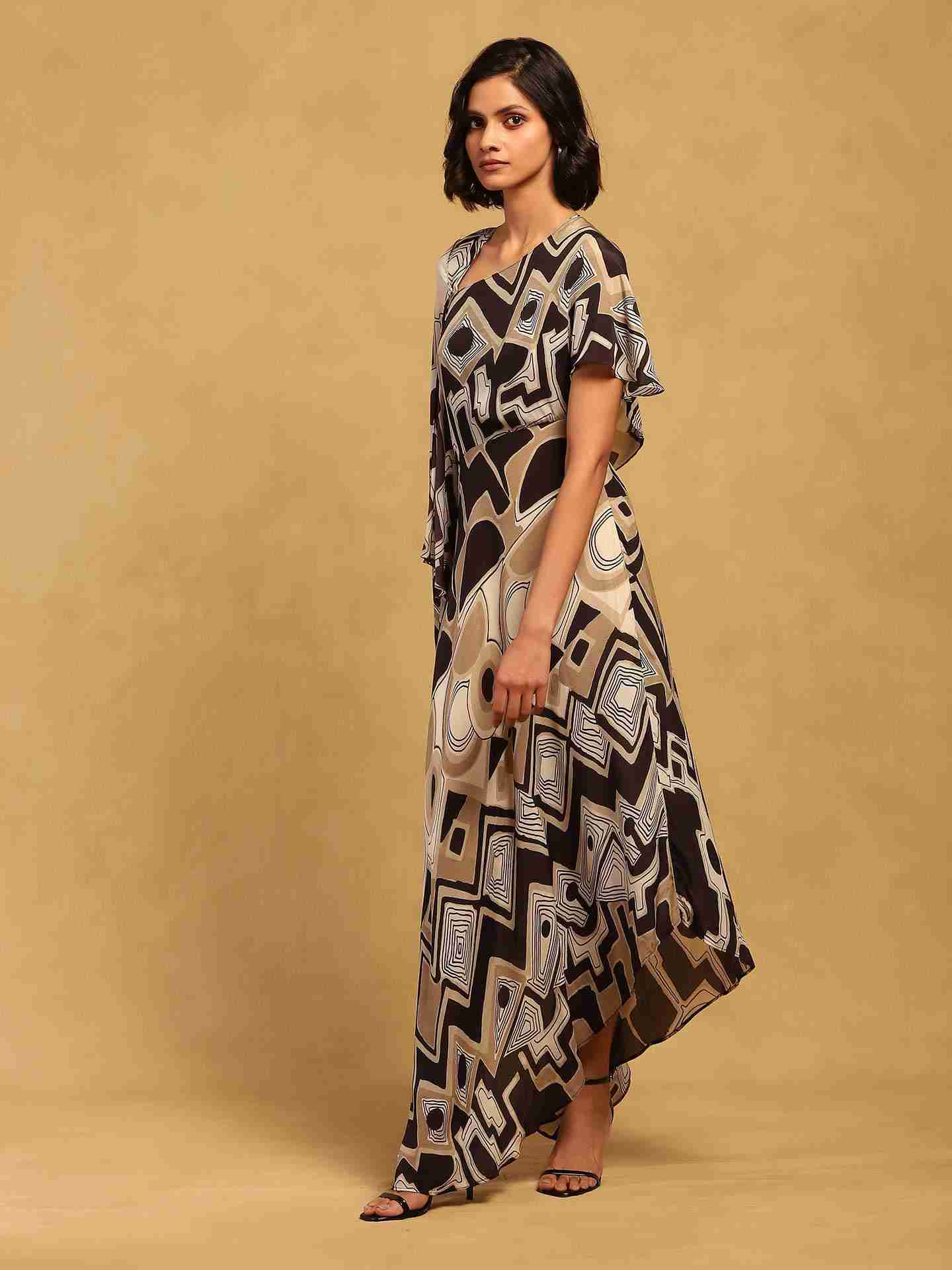 Black Meraki Long Dress