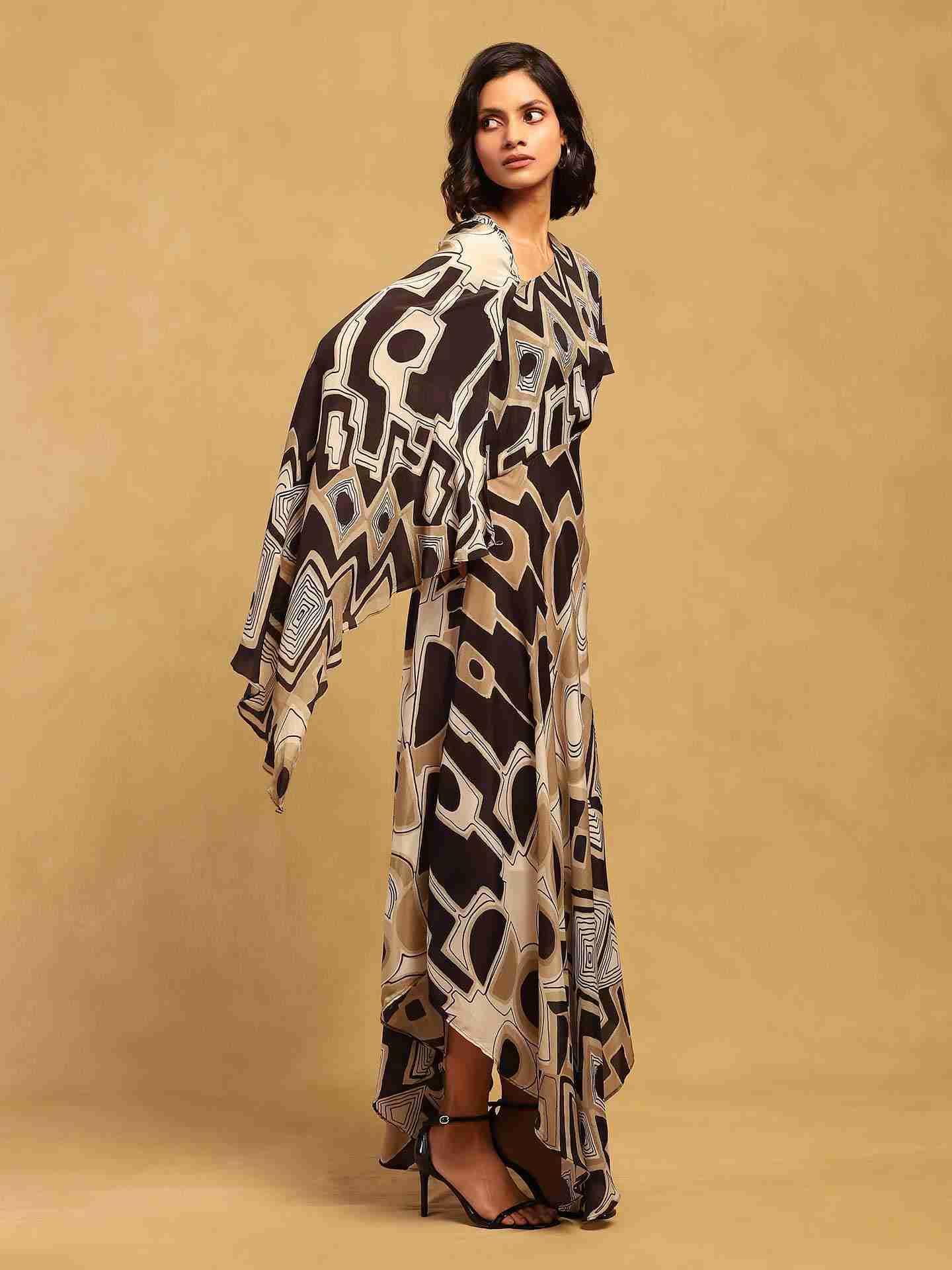 Black Meraki Long Dress