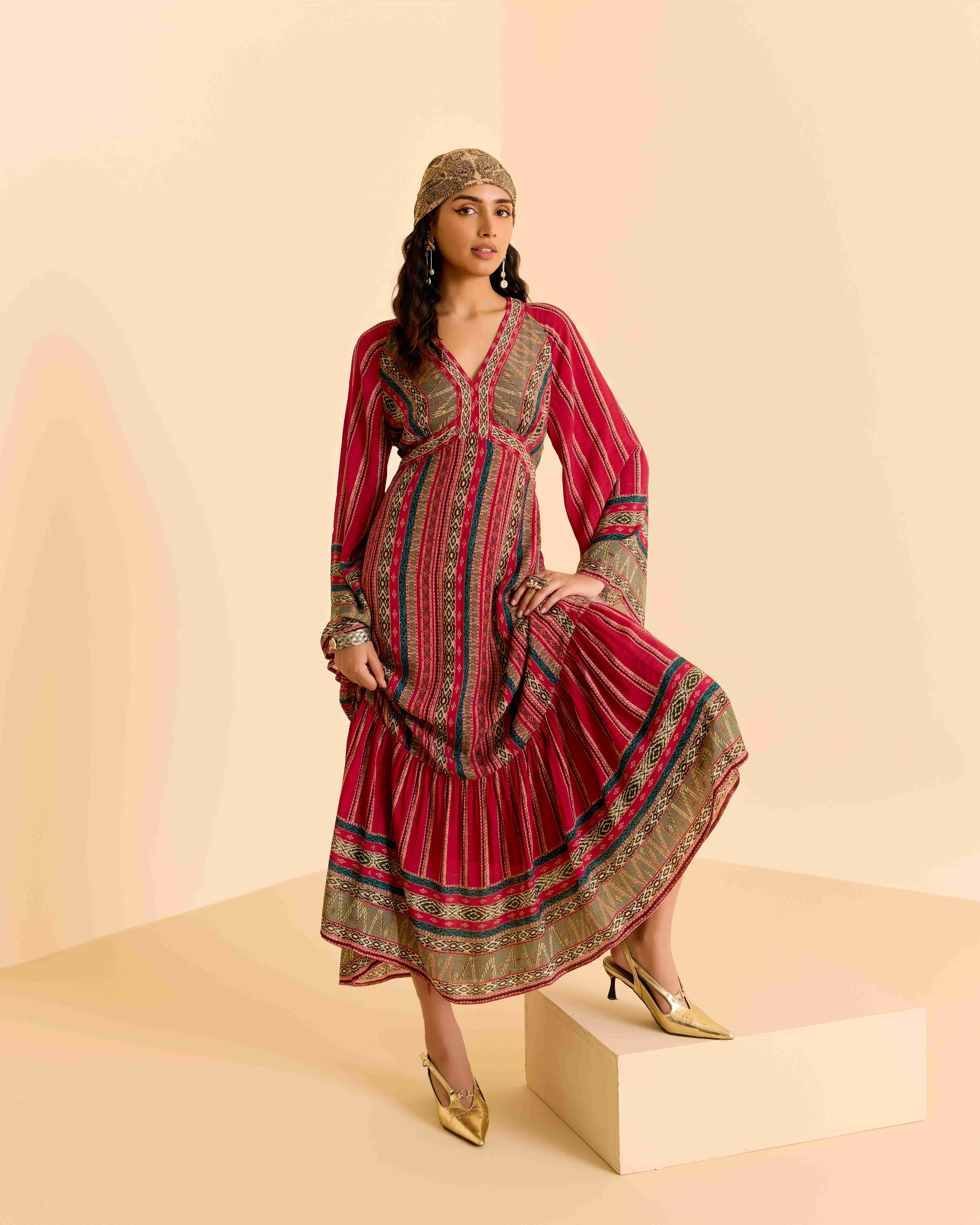 Red Cairo Long Dress