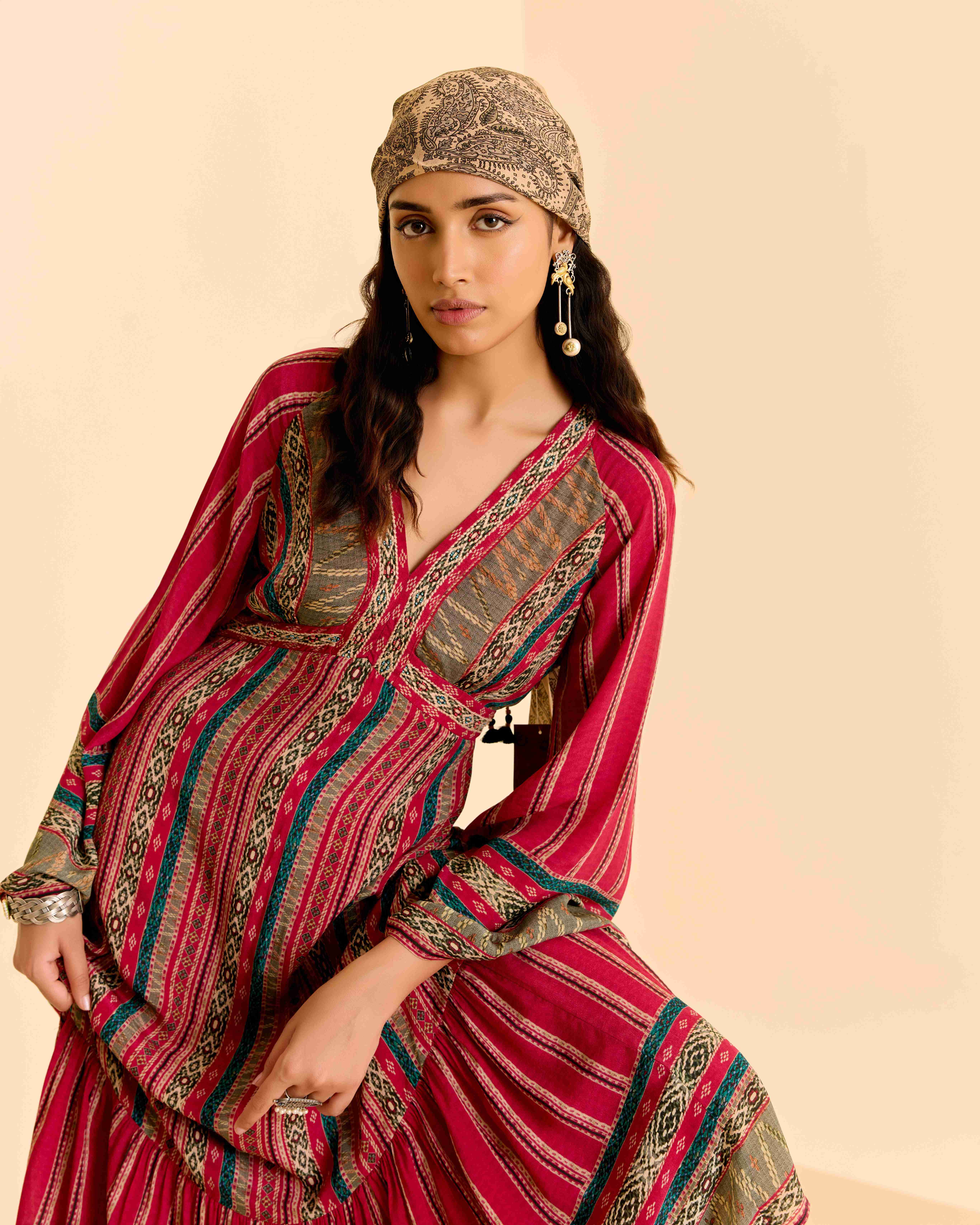 Red Cairo Long Dress