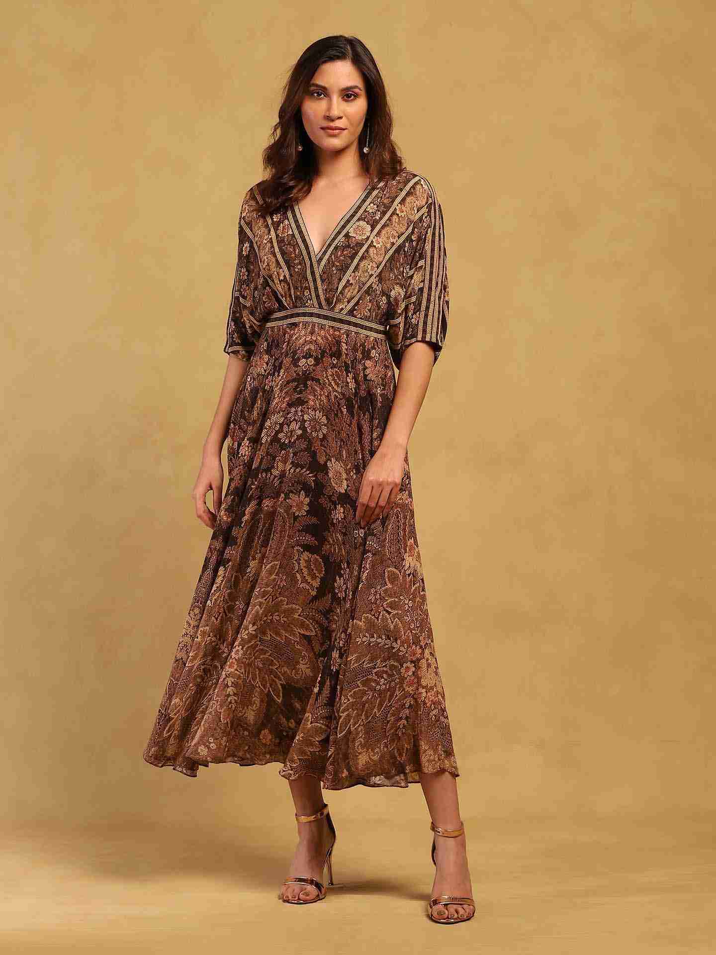 Black Arohi Maxi Dress