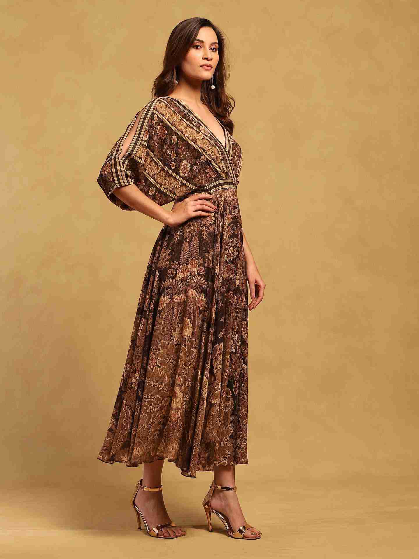 Black Arohi Maxi Dress