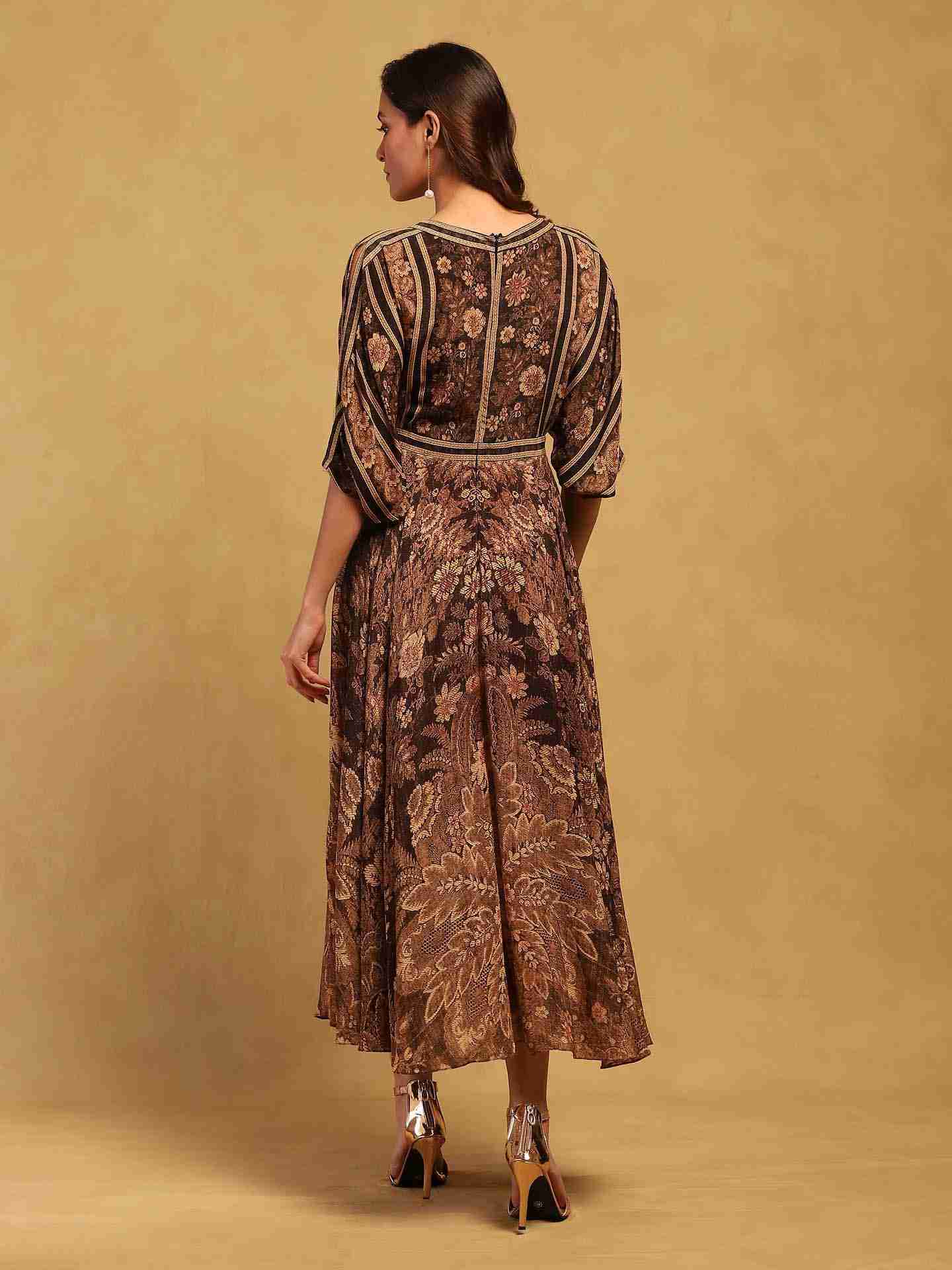 Black Arohi Maxi Dress