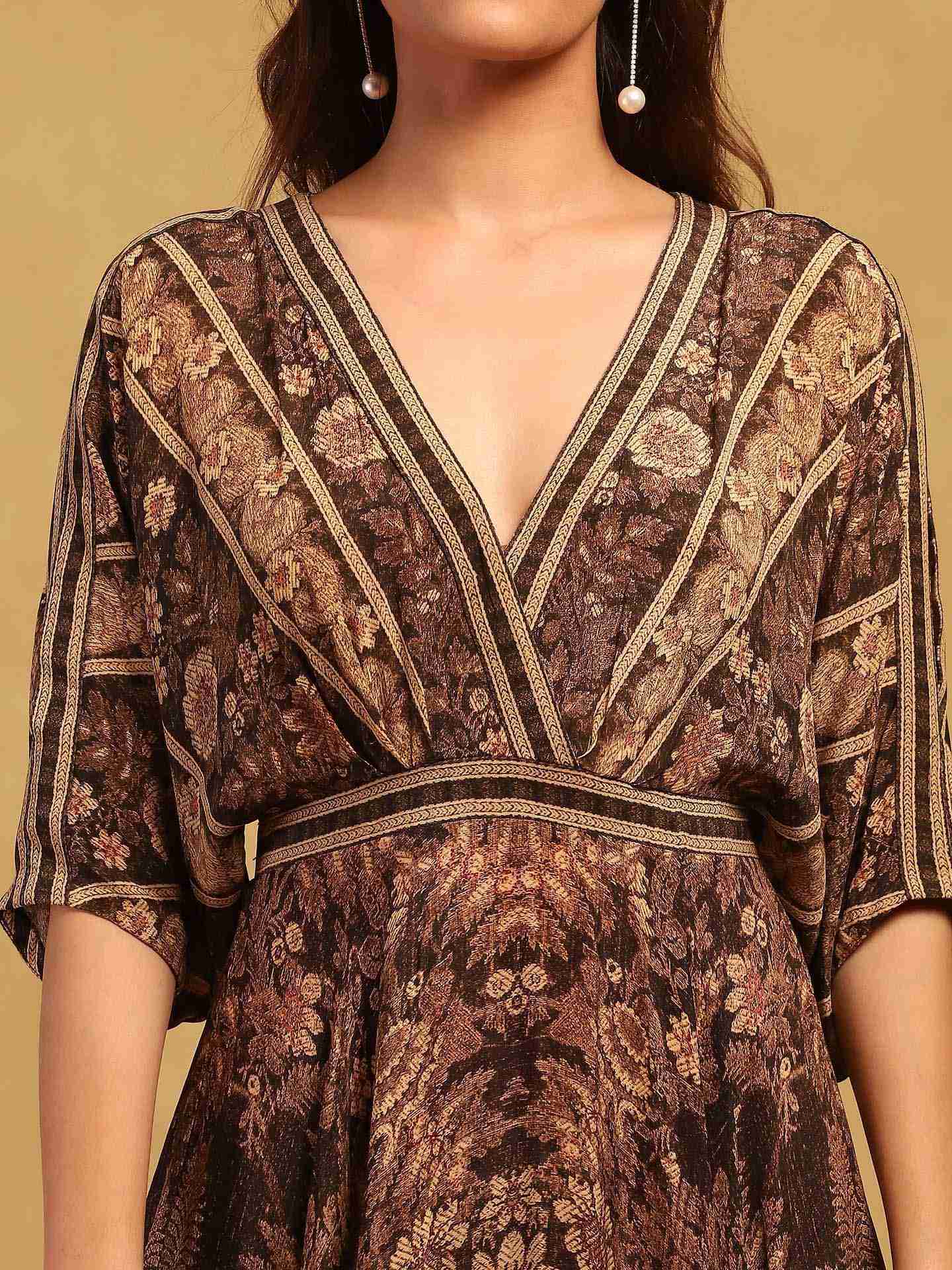 Black Arohi Maxi Dress