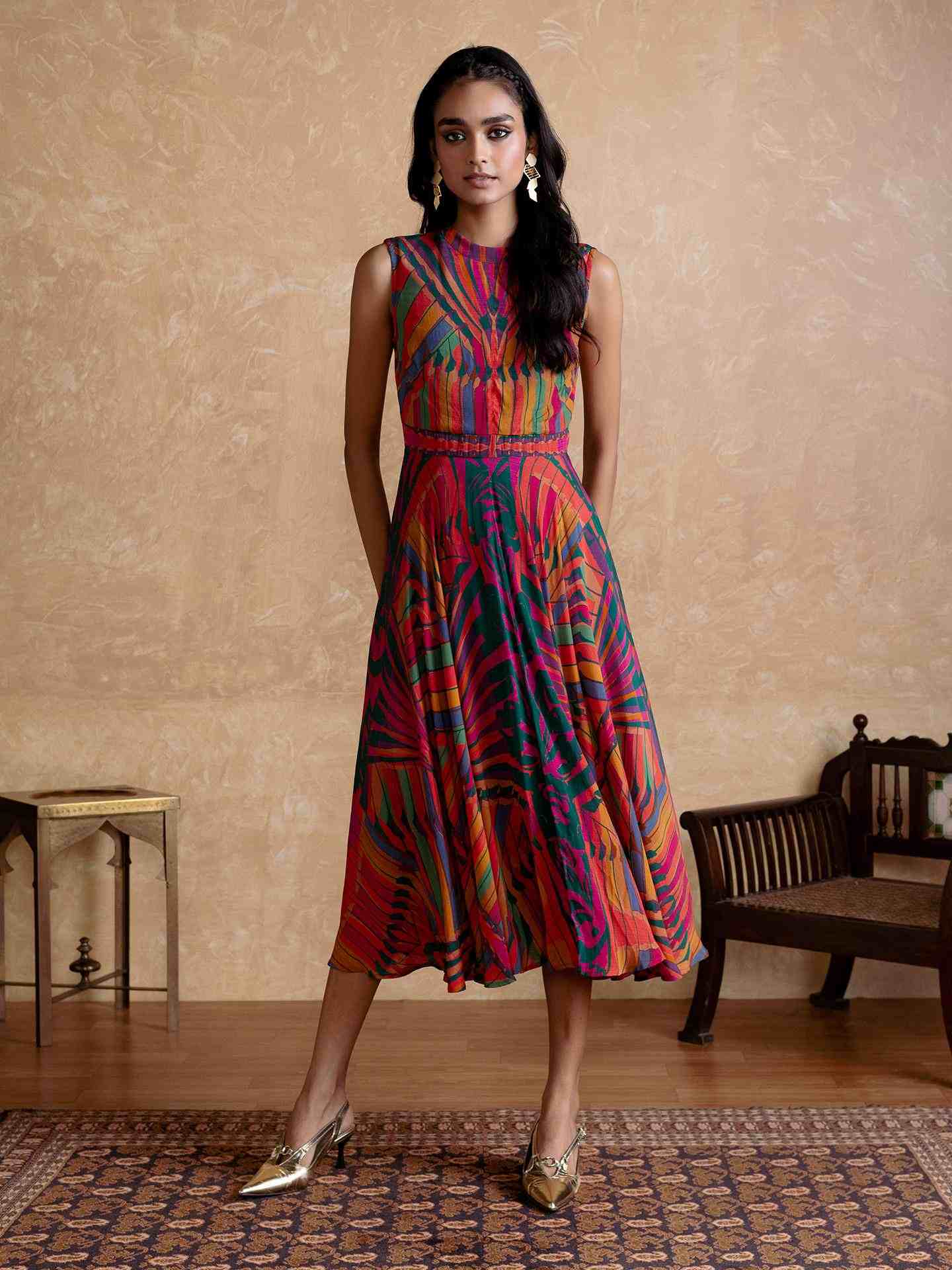 Multi Kaleido Long Dress