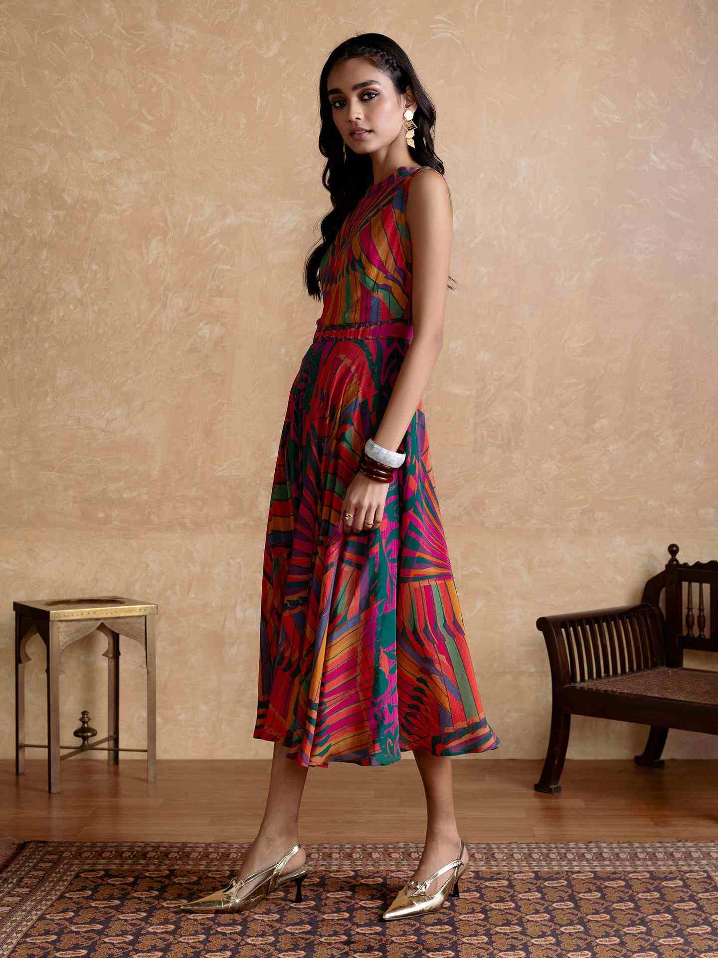 Multi Kaleido Long Dress