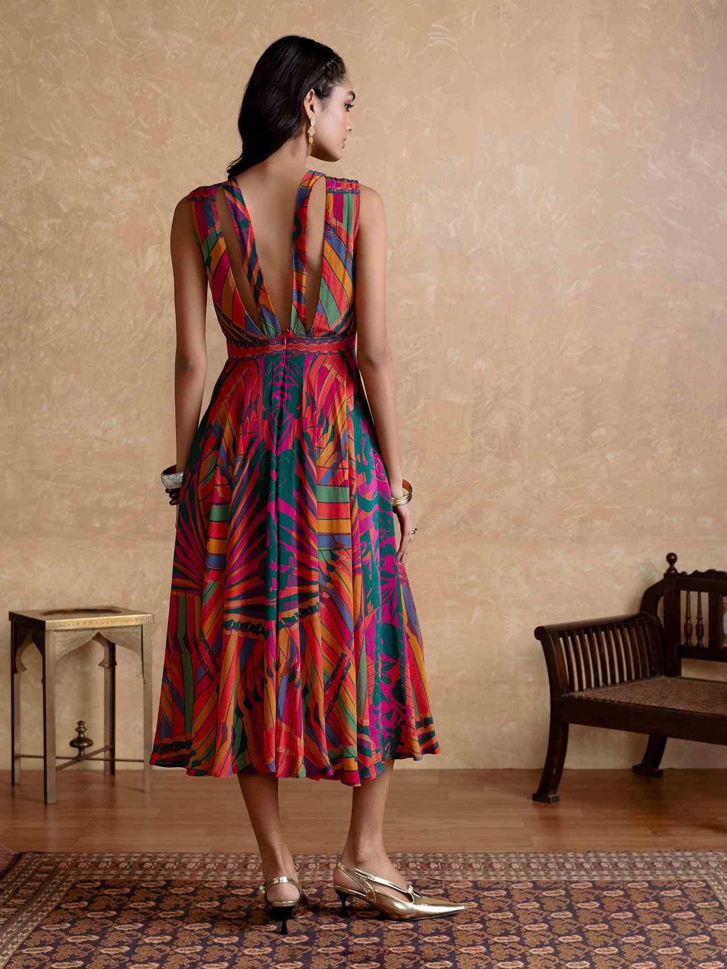 Multi Kaleido Long Dress